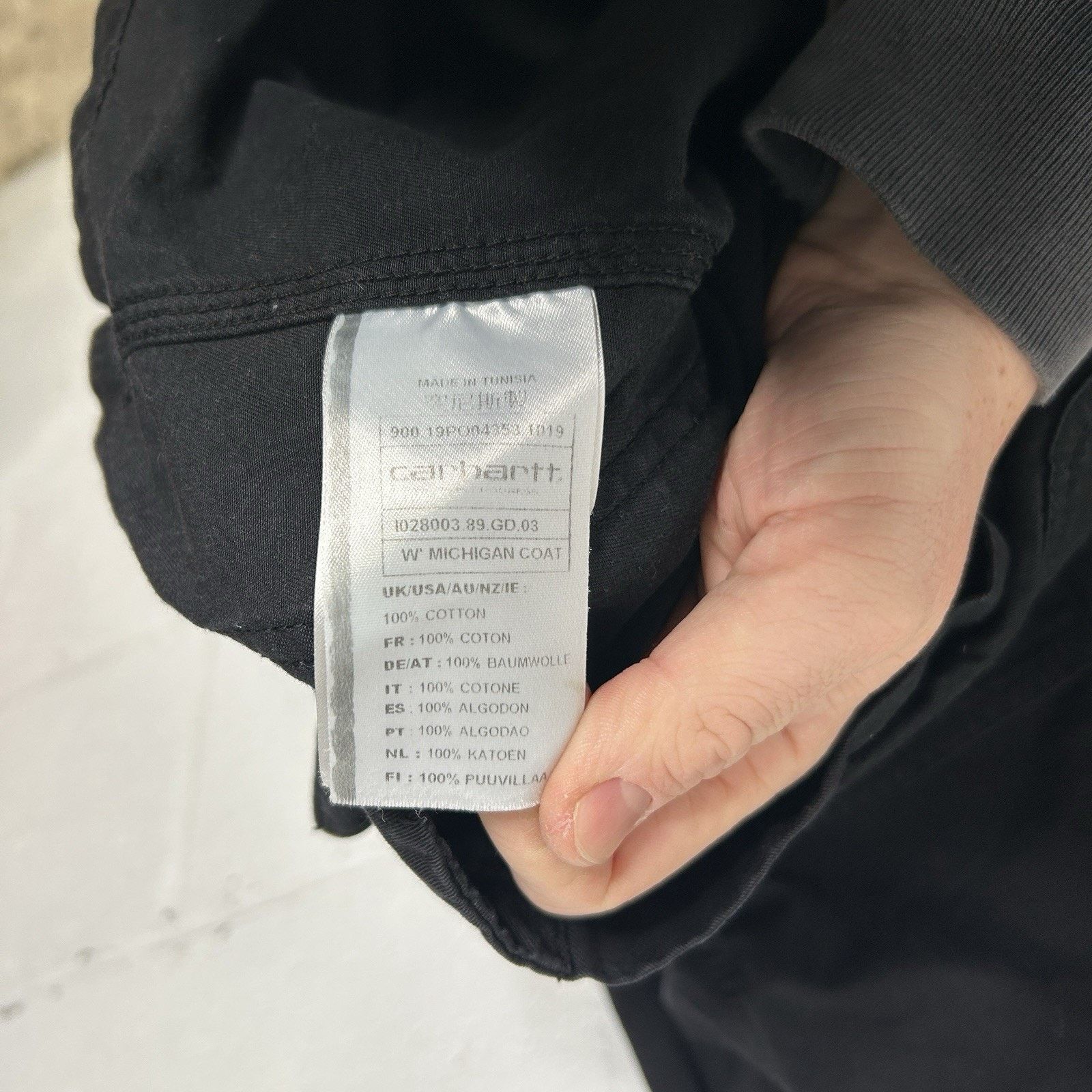 Carhartt Carhartt WIP Women's Unlined Michigan Chore Jacket “Black” Size XS / US 0-2 / IT 36-38 - 9 Thumbnail