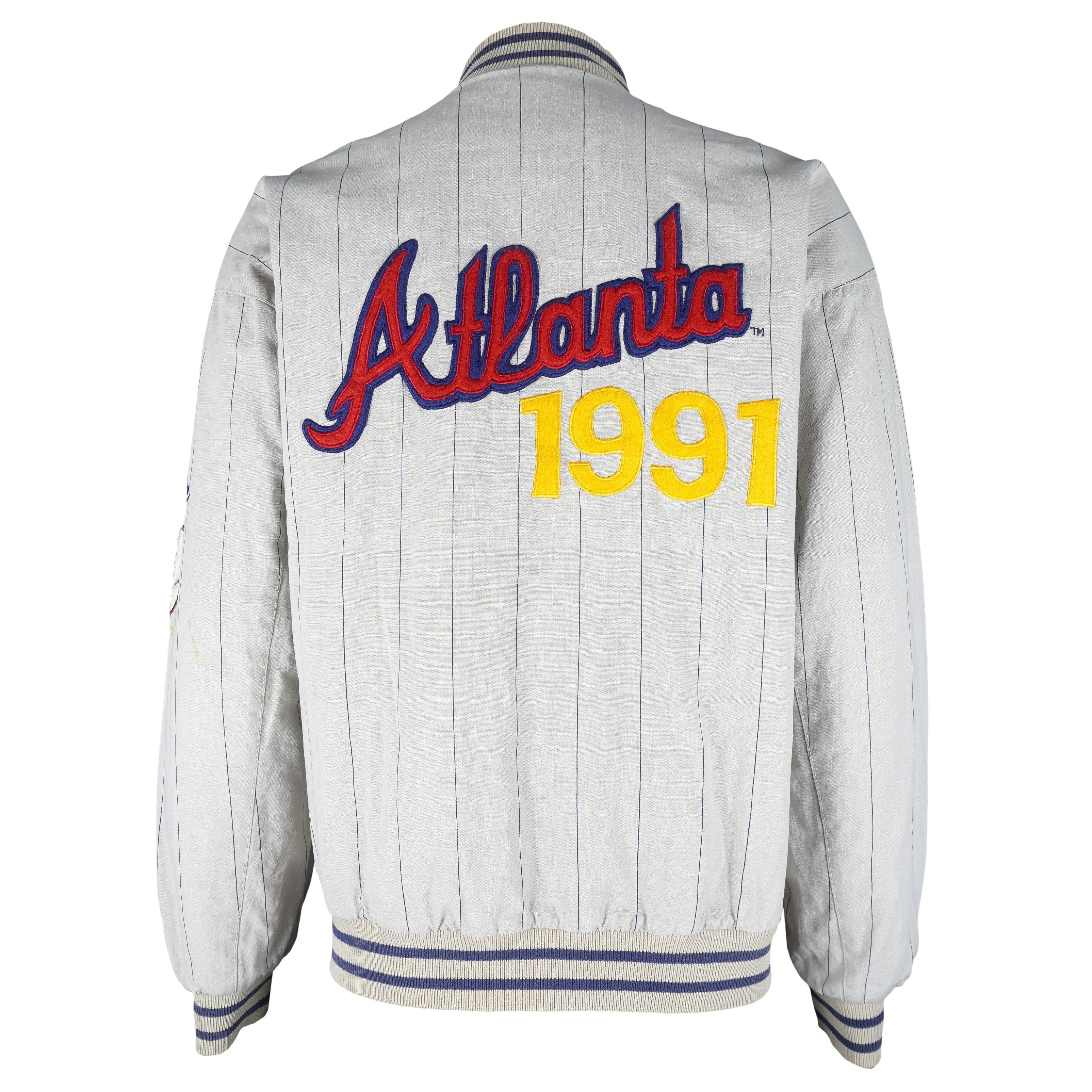 Mirage MLB - Atlanta Braves Reversible Jacket 1991 Size US L / EU 52-54 / 3 - 2 Thumbnail