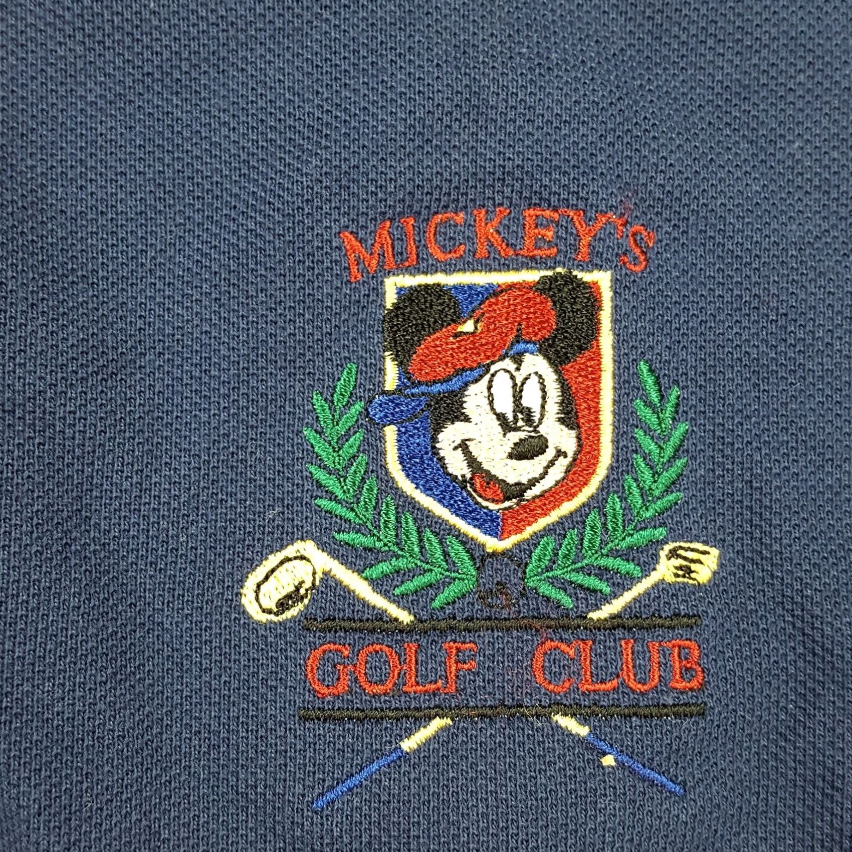 Mickey & Co. VINTAGE Mickey's Golf Club Men's Small Cartoon Button Collared Polo Shirt Polo Shirt Mens S Blue 90s Disney Golf Tennis Casual Size US S / EU 44-46 / 1 - 3 Thumbnail