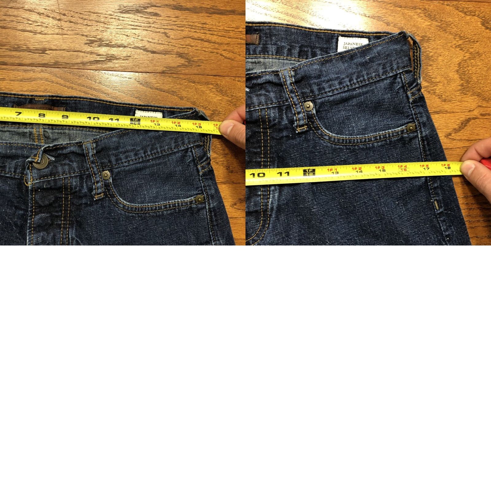 Abercrombie & Fitch Abercrombie & Fitch Jeans Selvedge Straight Japanese Denim 5-Pocket Button Blue 90s Mens 30x32 Vintage No Size US 30 / EU 46 - 10 Thumbnail