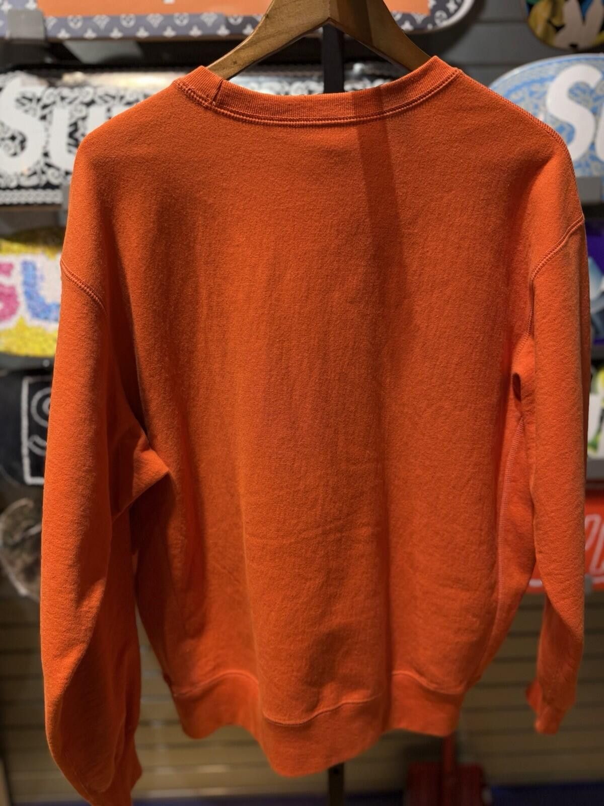 Supreme Supreme Crew Neck Sweatshirt Orange Knicks NYC Medium Size US M / EU 48-50 / 2 - 11 Thumbnail