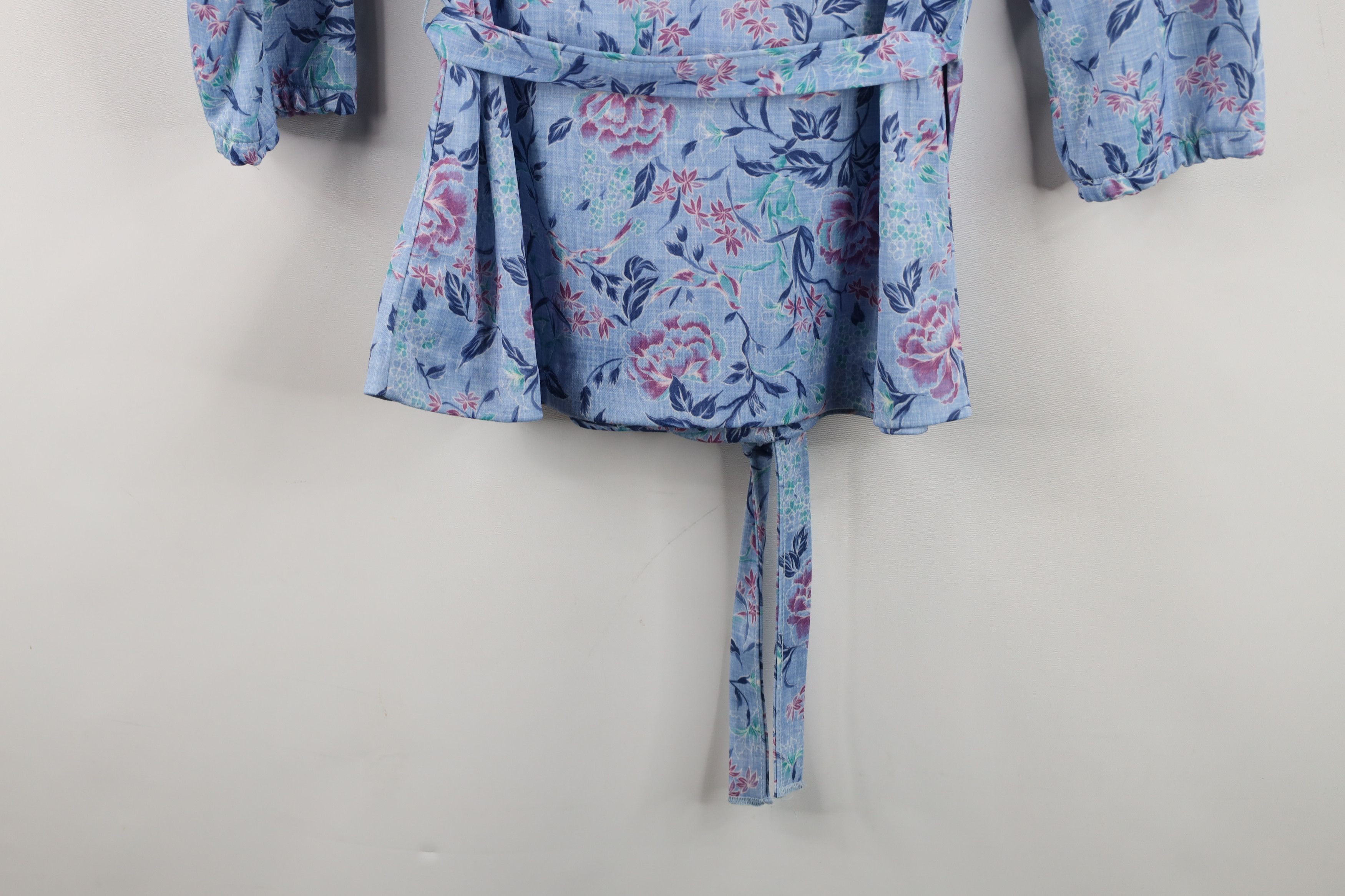 Vintage Vintage 70s Streetwear Flower Knit Button Shirt Polyester Size M / US 6-8 / IT 42-44 - 14 Thumbnail