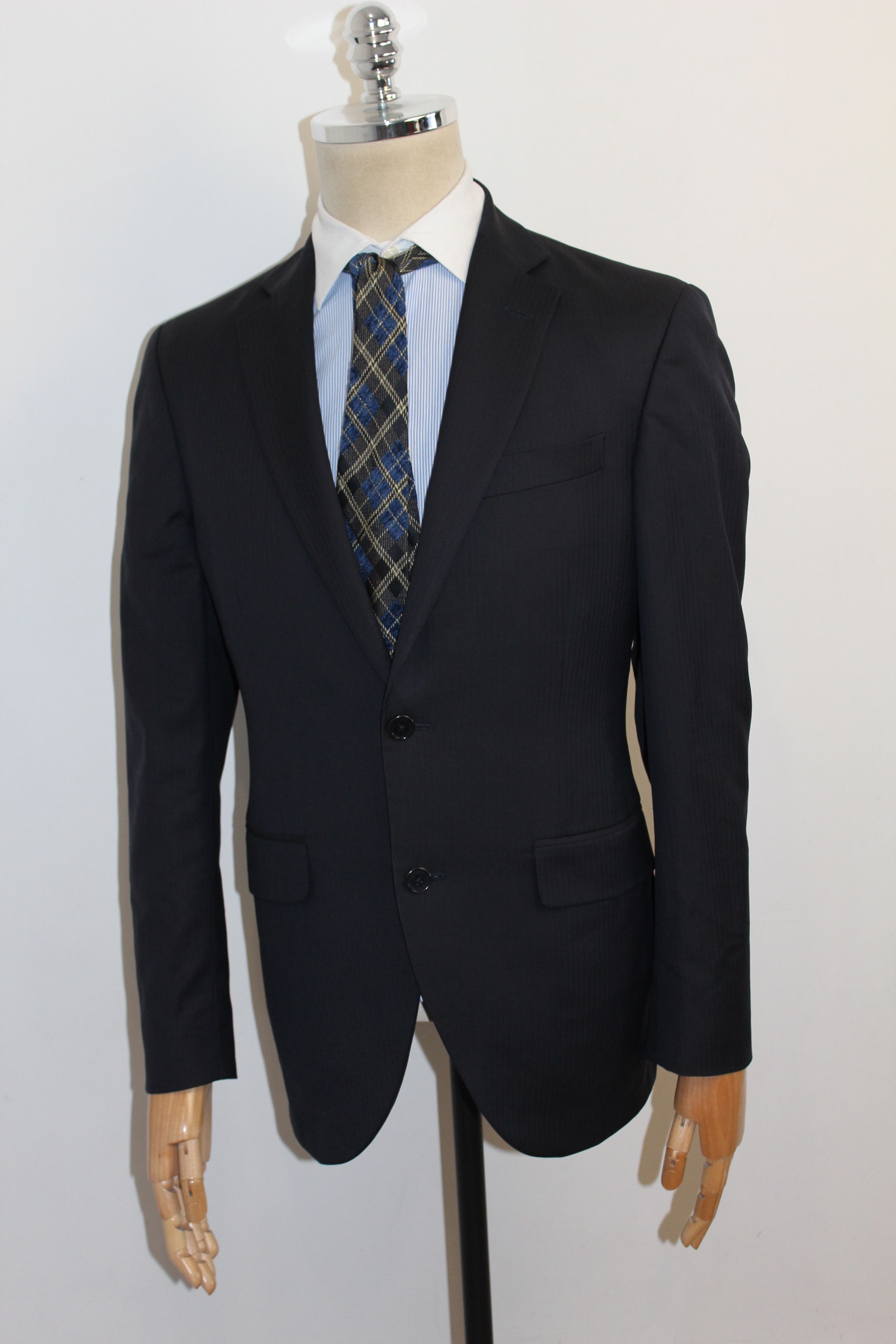 Designer Mens Hackett Classic Suit Tailoring Size 40 Size 40R - 3 Thumbnail