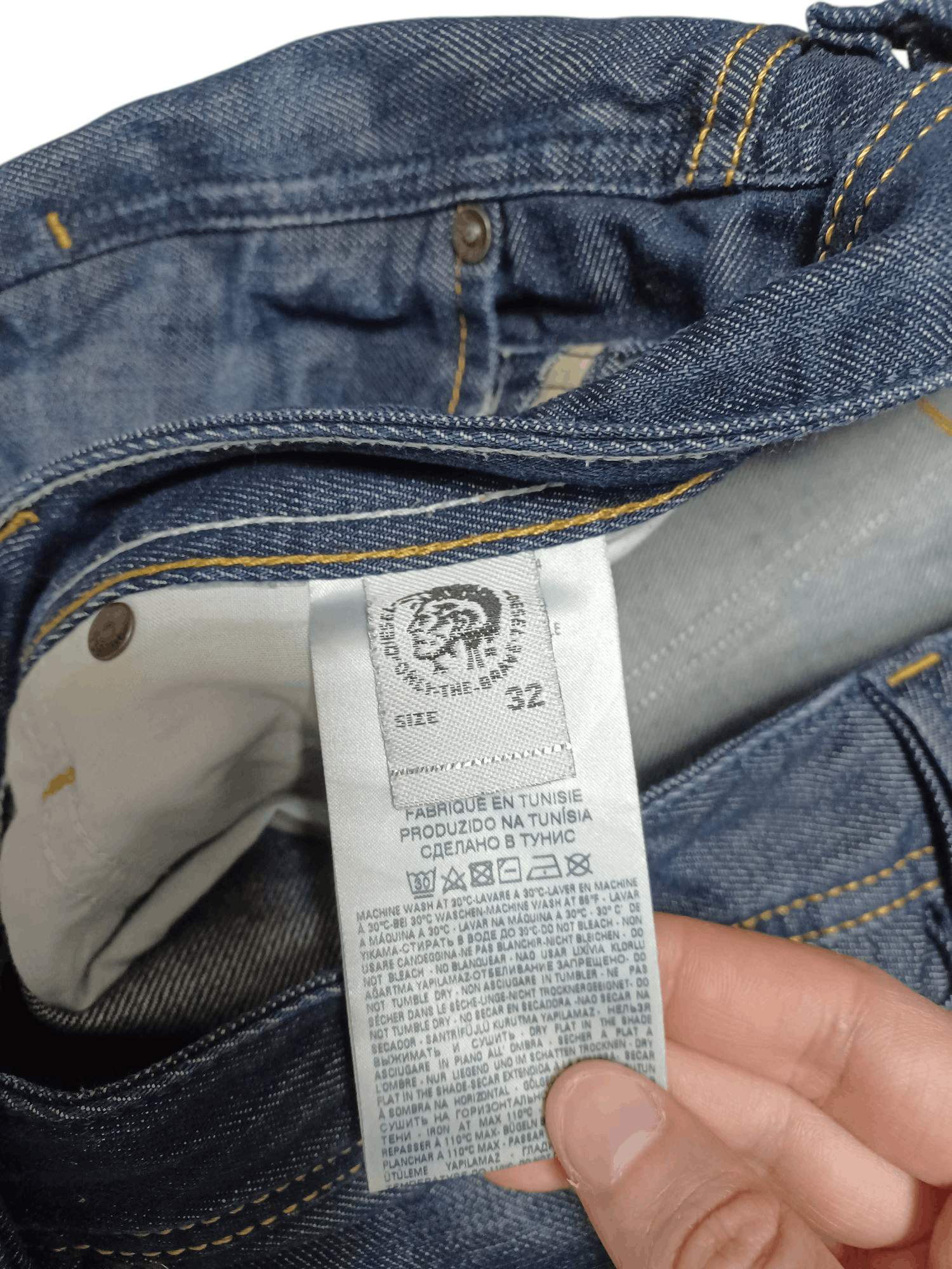 Diesel DIESEL LARKEE STRAIGHT AVANT GARDE W32 L32 JEANS DENIM Size US 32 / EU 48 - 6 Thumbnail