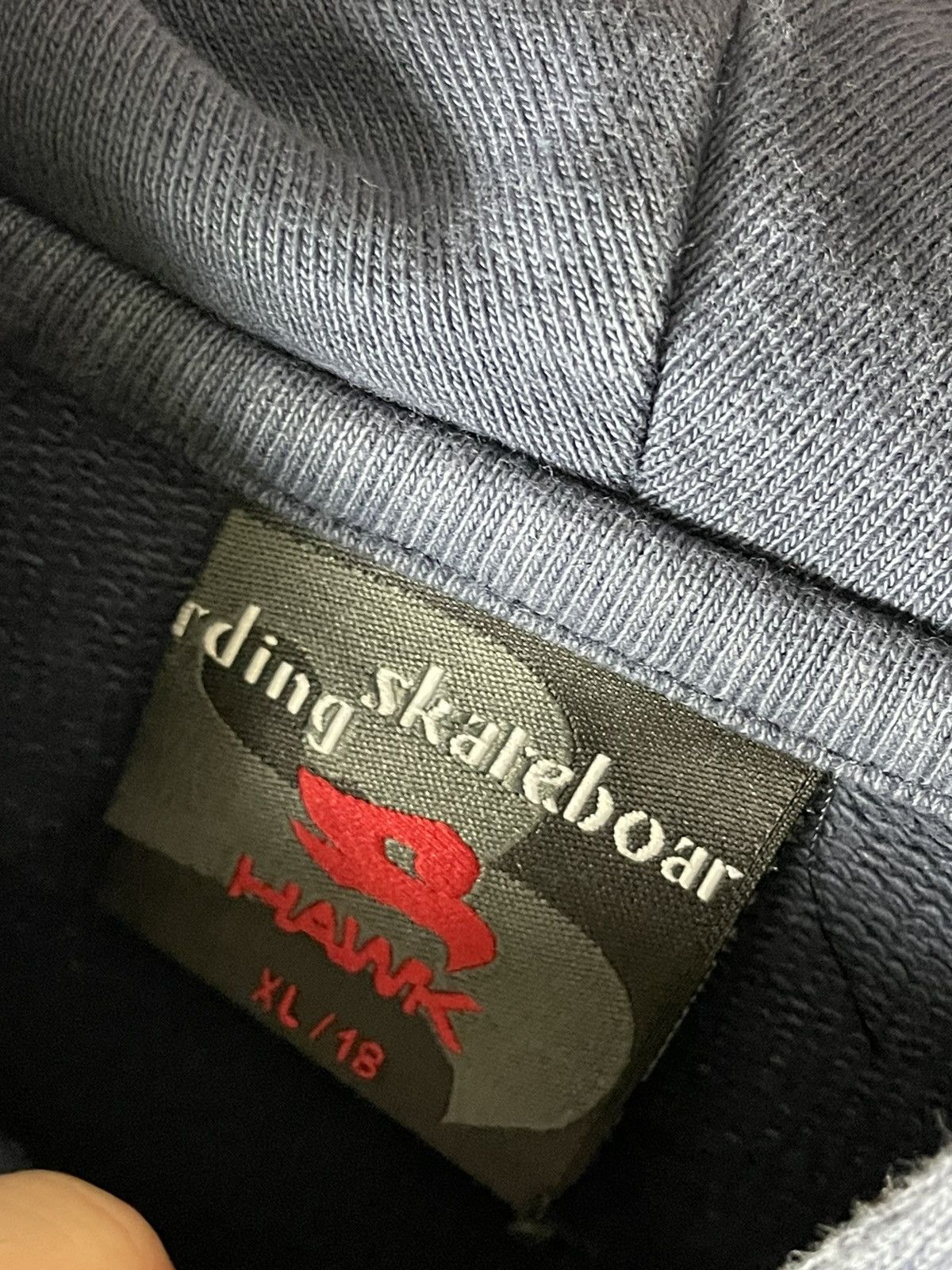 Tony Hawk × Vintage Vintage 90s tony hawk skateboards reaper hoodie y2k Size US XL / EU 56 / 4 - 8 Thumbnail