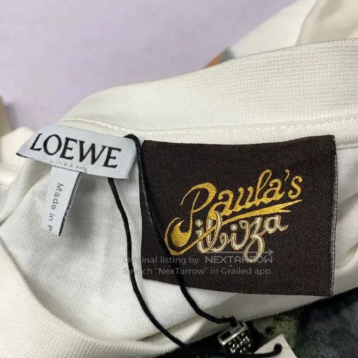 Loewe Loewe FW21 Printed White Short Sleeve T-Shirt. Size US XL / EU 56 / 4 - 2 Thumbnail