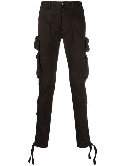 o1mle0424 Tactical Denim Cargo Pant in Brown
