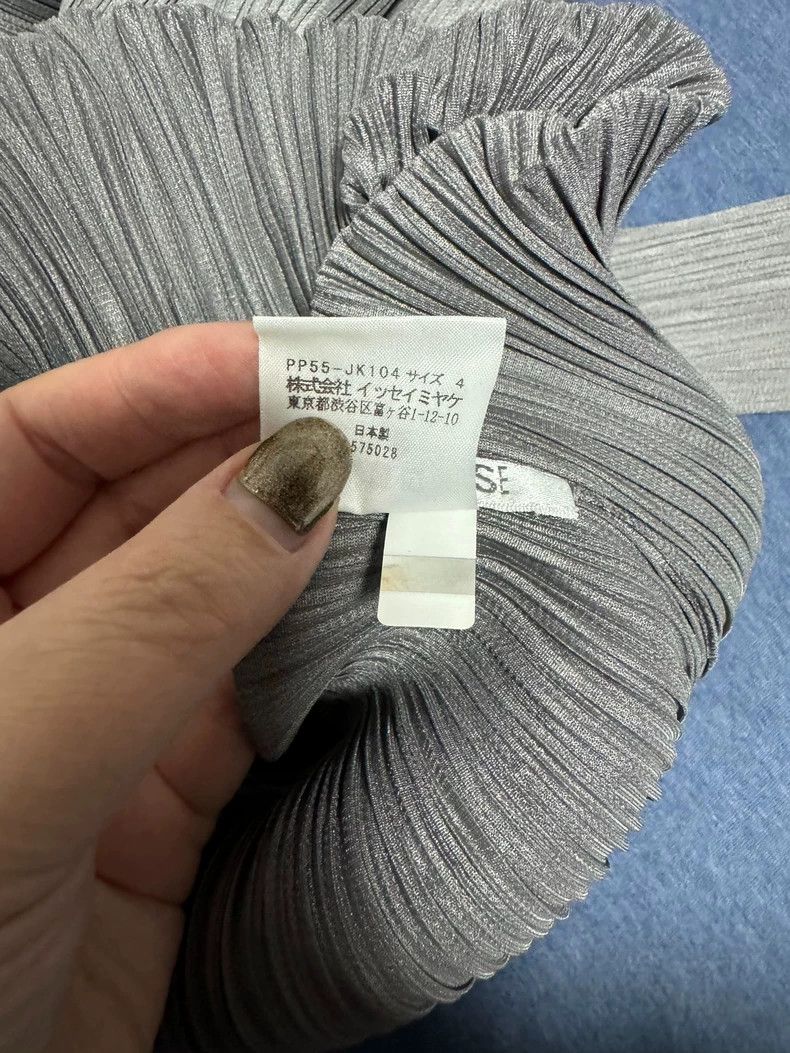 Issey Miyake issey miyake size:4 Grey long sleeves Size XXS / US 00 / IT 34 - 3 Thumbnail