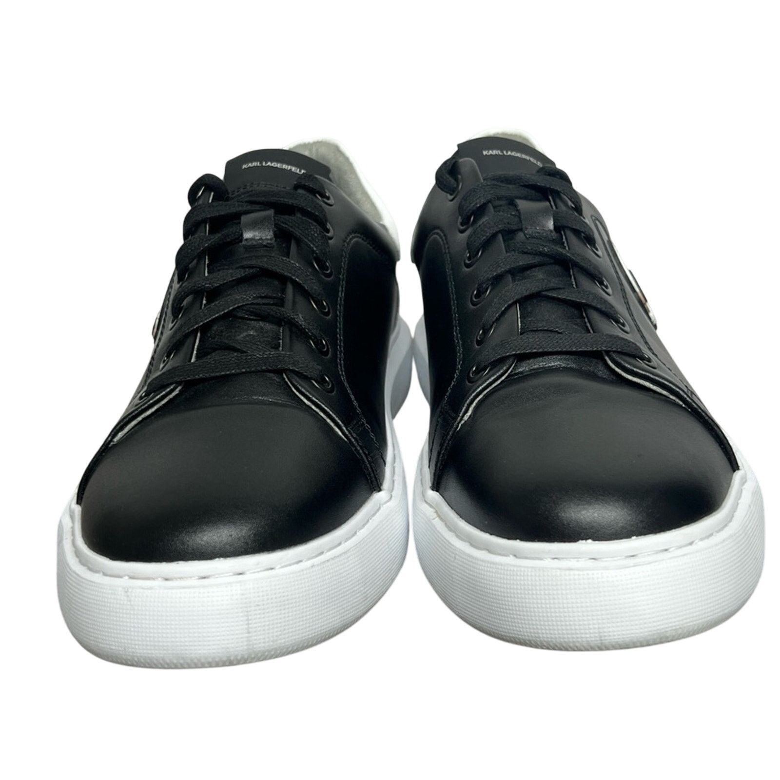 Karl Lagerfeld Karl Lagerfeld Kapri Lo Mono Mid Low Cut Mens Sneakers RARE Size US 11.5 / EU 44-45 - 5 Thumbnail