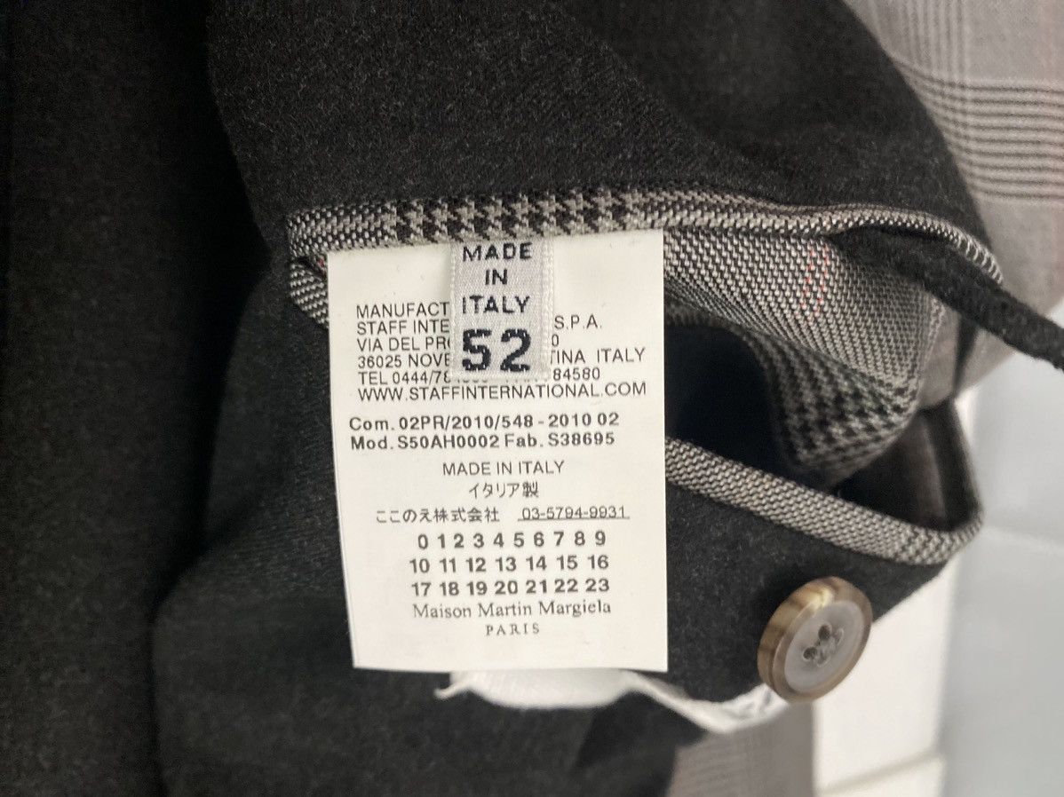 Maison Margiela MM 🇮🇹 Sharkskin Wool Detectives Pkt Overcoat 52 vintage nwt Size US L / EU 52-54 / 3 - 21 Thumbnail