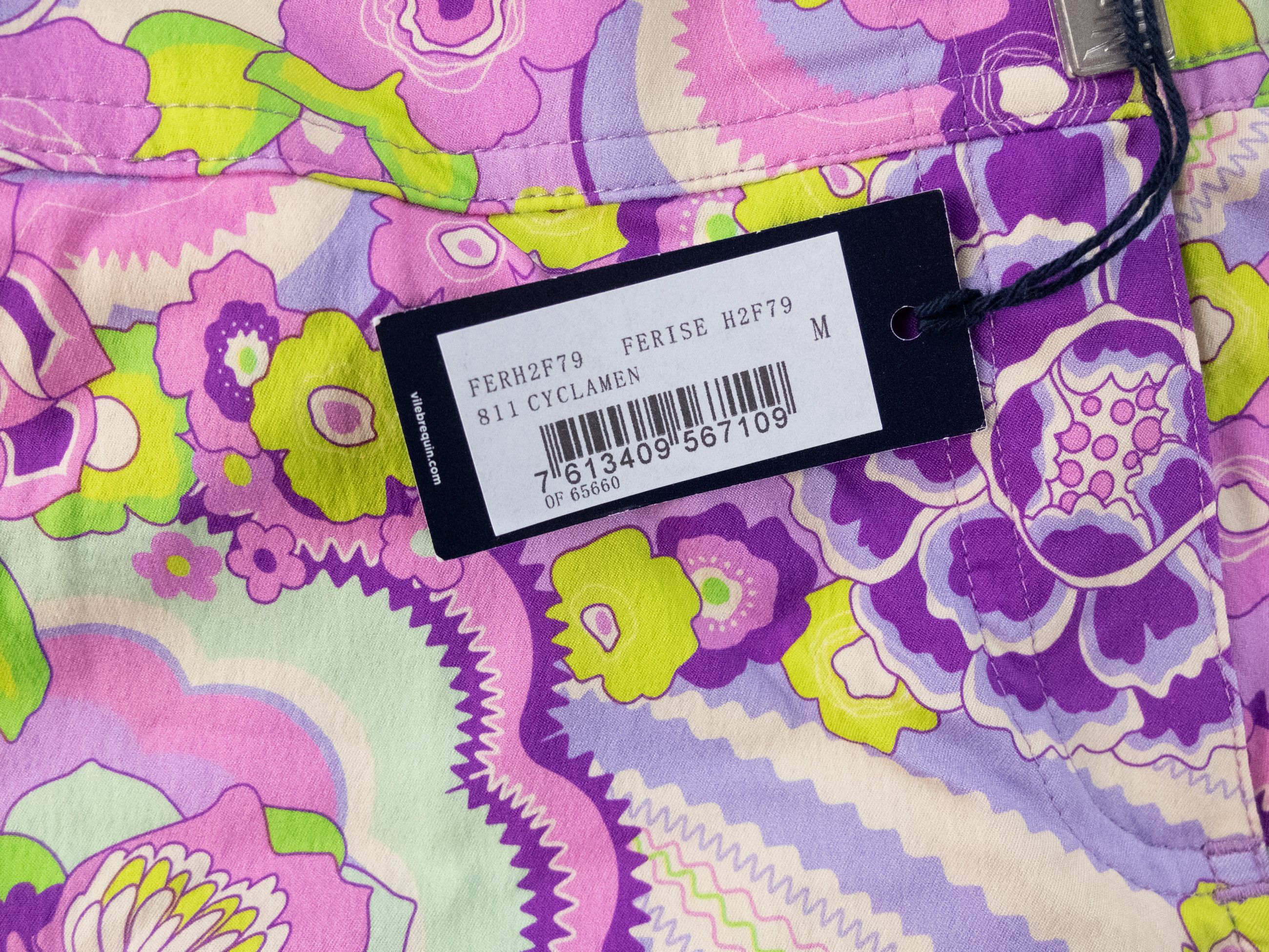 Vilebrequin VILEBREQUIN Ferise pink floral print swim shorts Medium Size 32" / US 10 / IT 46 - 7 Thumbnail