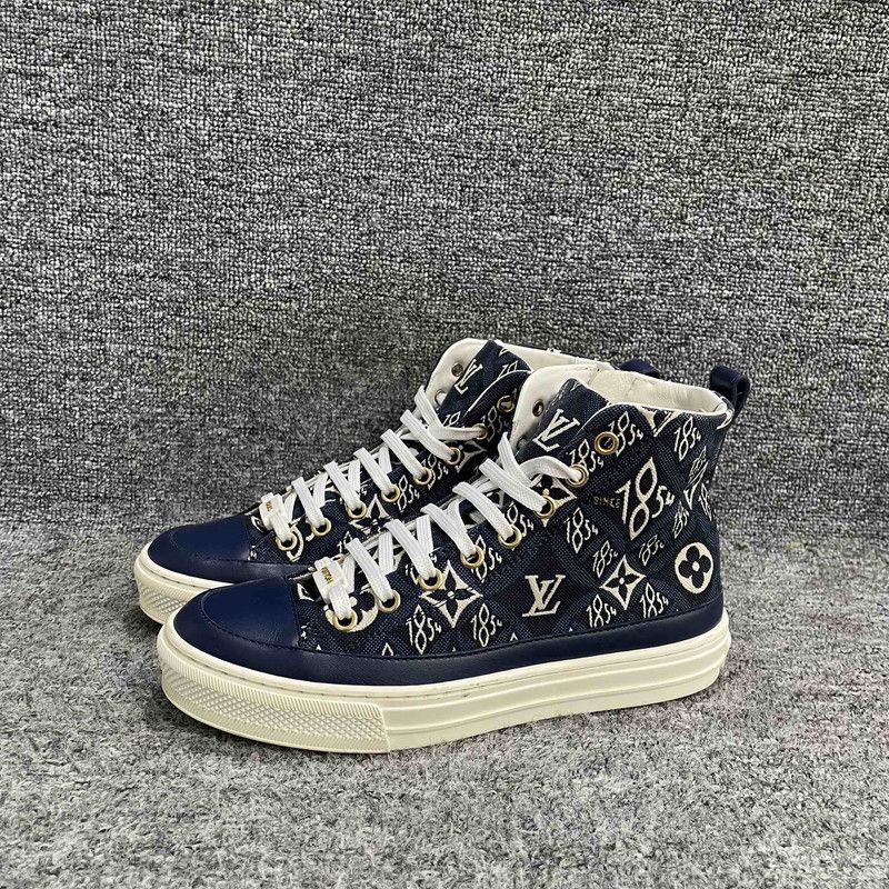 Louis Vuitton Louis Vuitton Stellar High-Top Casual Sneakers 0079 Size US 8 / IT 38 - 1 Thumbnail