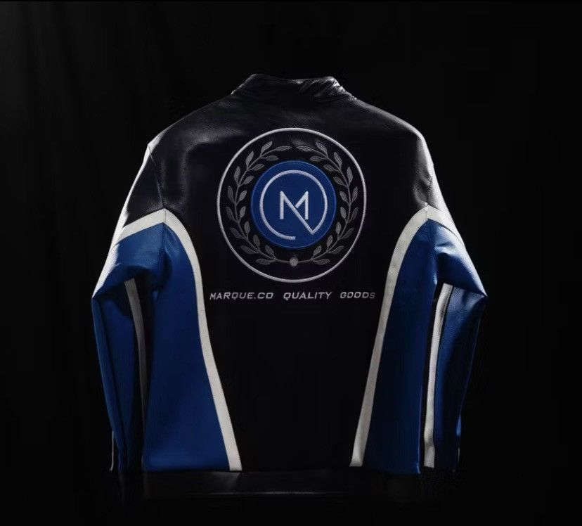Other marque leather racing jacket streetwear Size US L / EU 52-54 / 3 - 5 Thumbnail