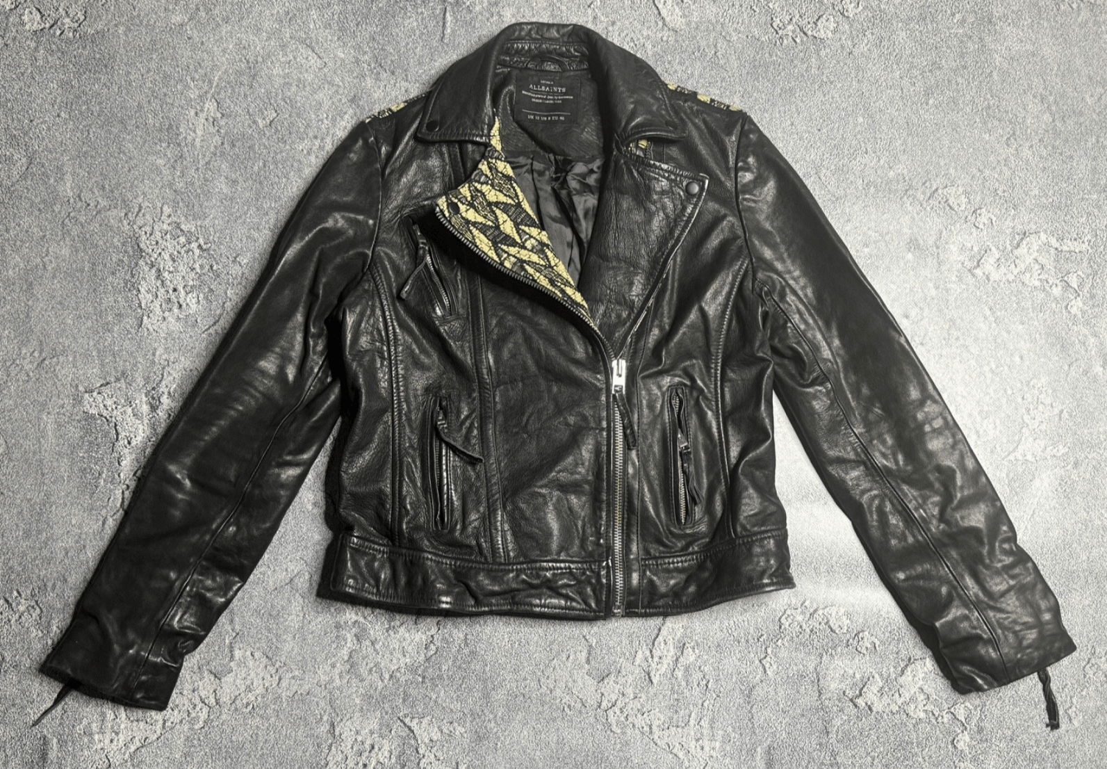 Allsaints AllSaints chiri leather jacket UK12 Size M / US 6-8 / IT 42-44 - 1 Thumbnail