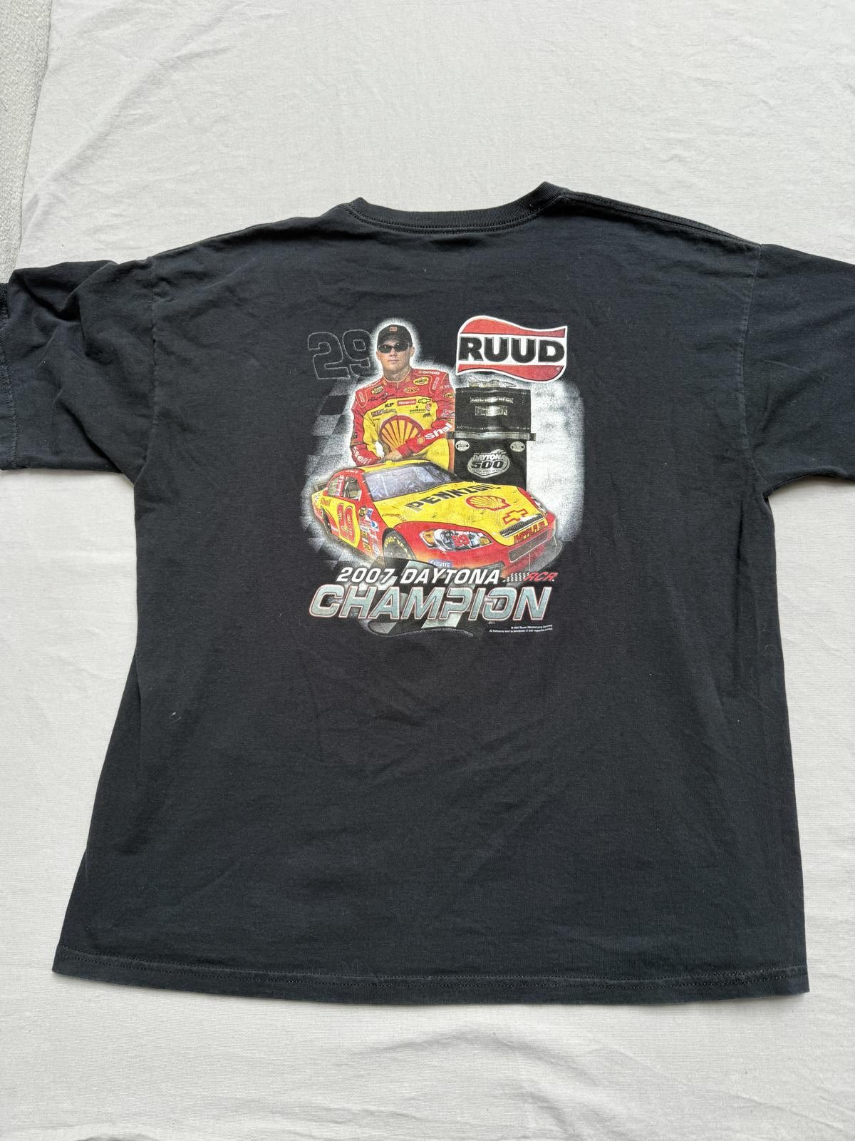 Designer 2007 Daytona 500 T-shirt Kevin Harvick Ruud 2007 Tee XL Size US XL / EU 56 / 4 - 1 Thumbnail