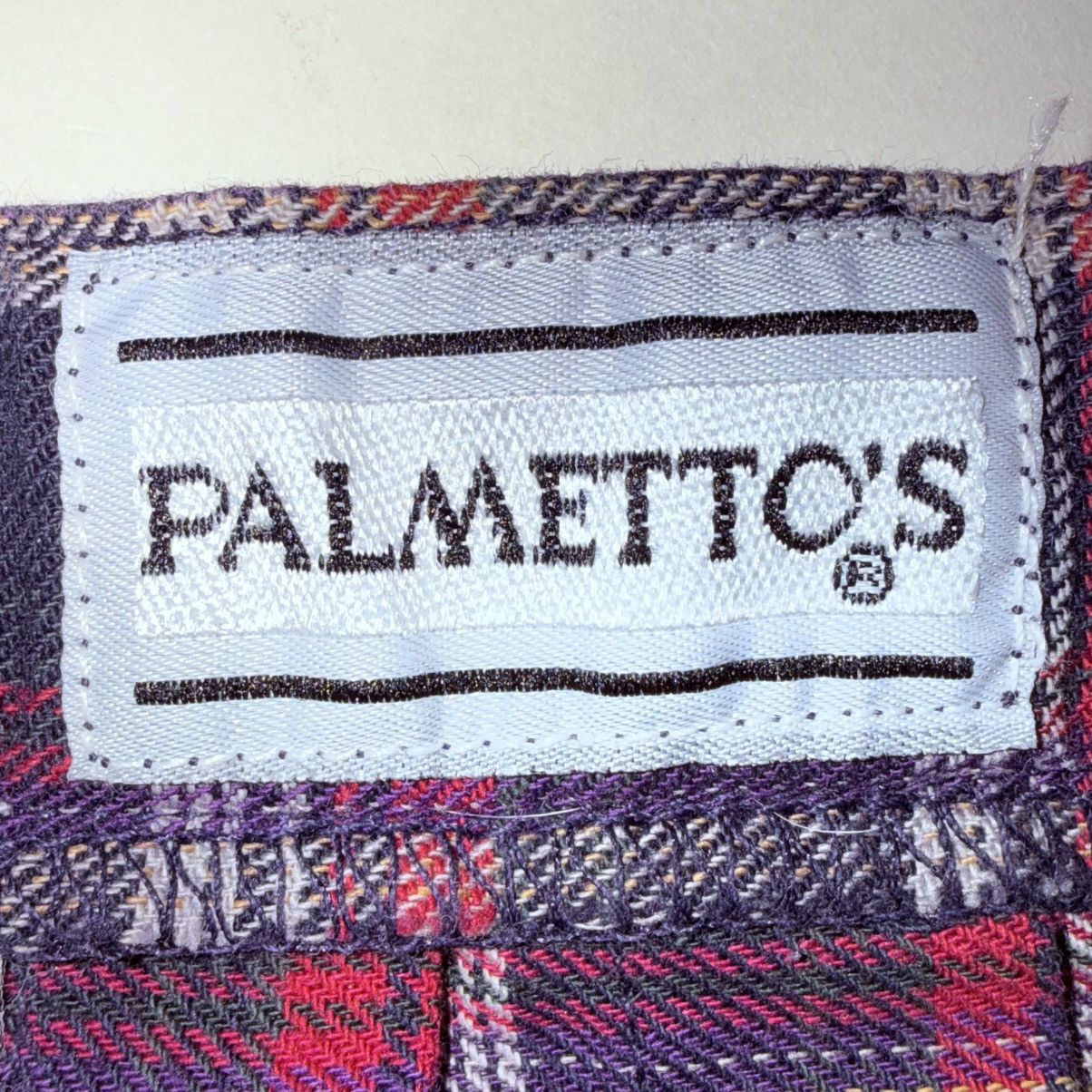 Other Vintage 80s Palmetto’s Plaid Pleated Mini Skirt Size 25" / US 0 / IT 36 - 3 Thumbnail