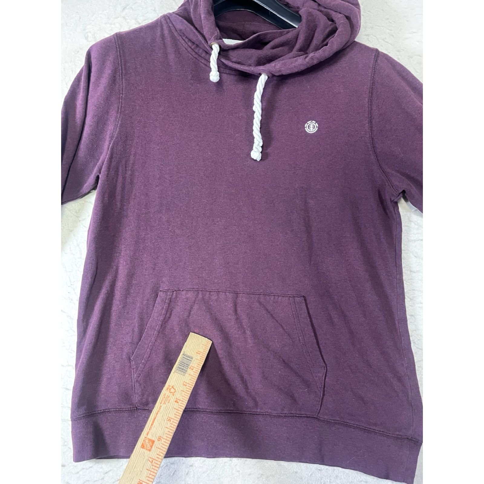 Element VINTAGE ELEMENT BURGUNDY Cross Neck Pullover Hoodie Men L Shirt? Size US L / EU 52-54 / 3 - 7 Thumbnail