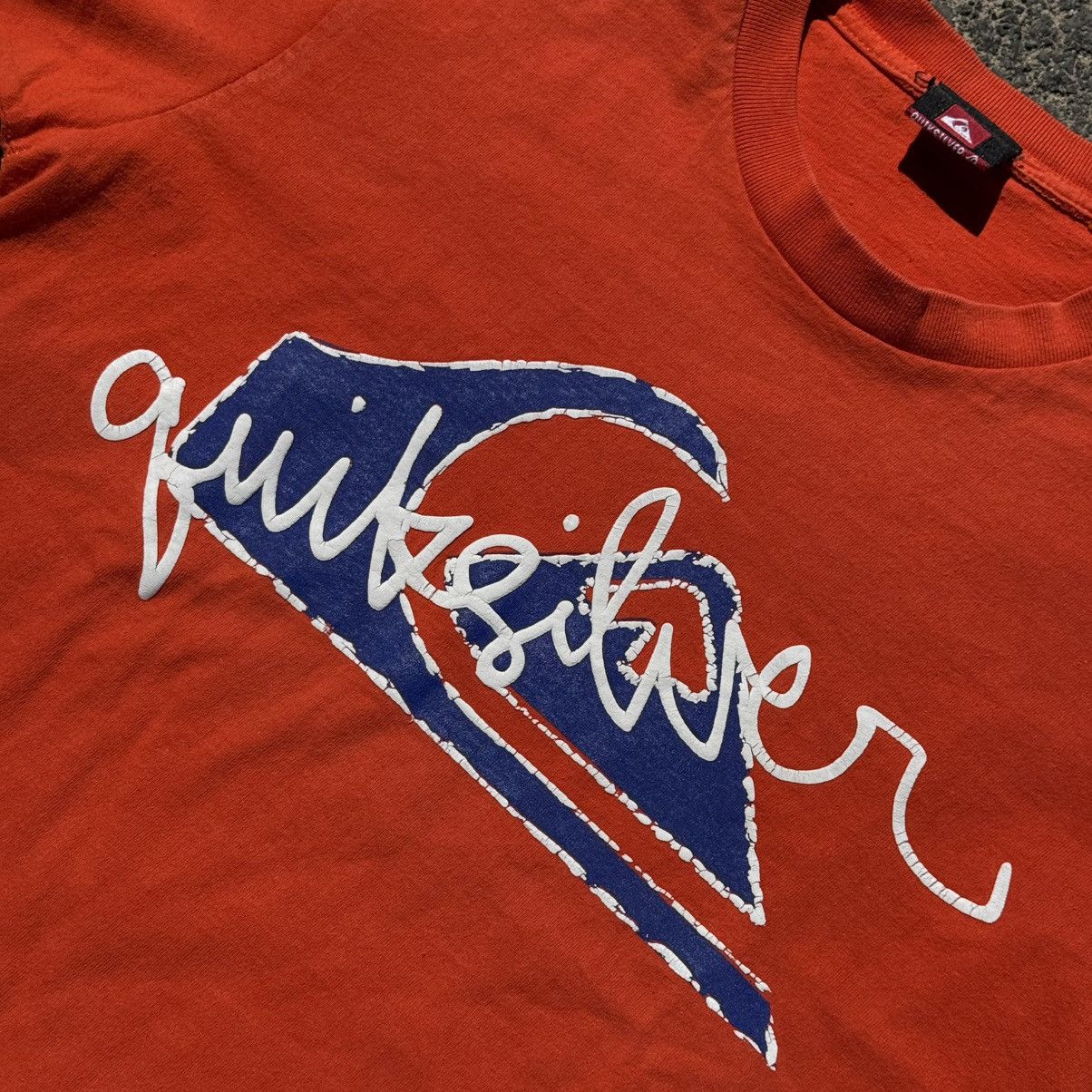 Quiksilver Y2K Quicksilver Graffiti Tees Orange Blokecore slim fit Size US XS / EU 42 / 0 - 8 Thumbnail