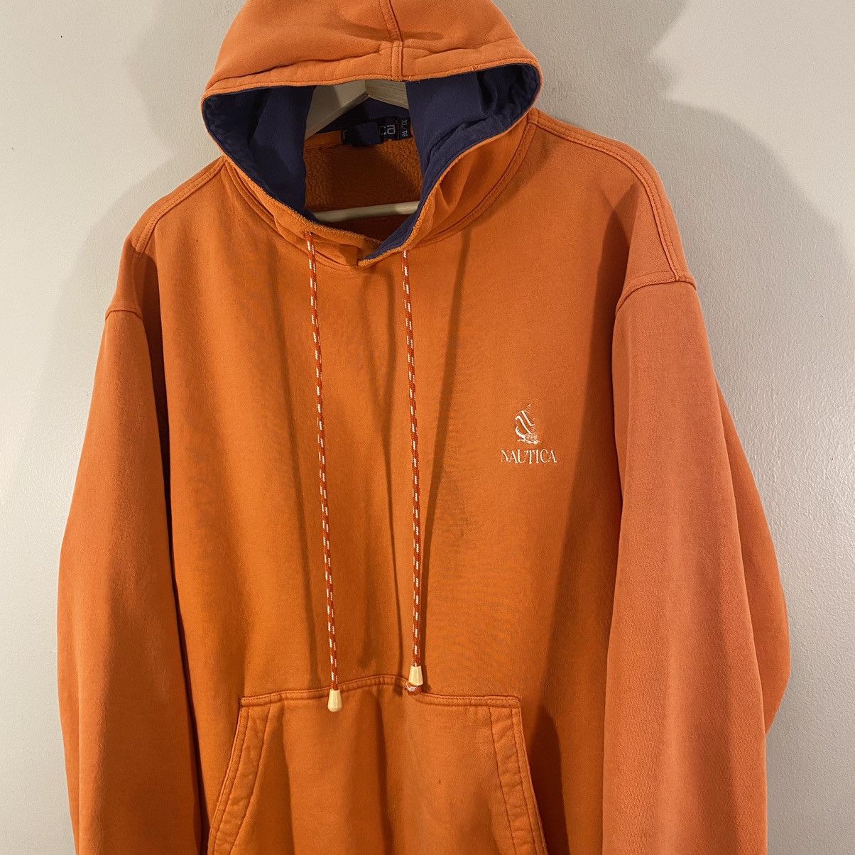 Nautica × Vintage Vintage 90s Nautica Hoodie Sweatshirt Large Size US L / EU 52-54 / 3 - 2 Thumbnail