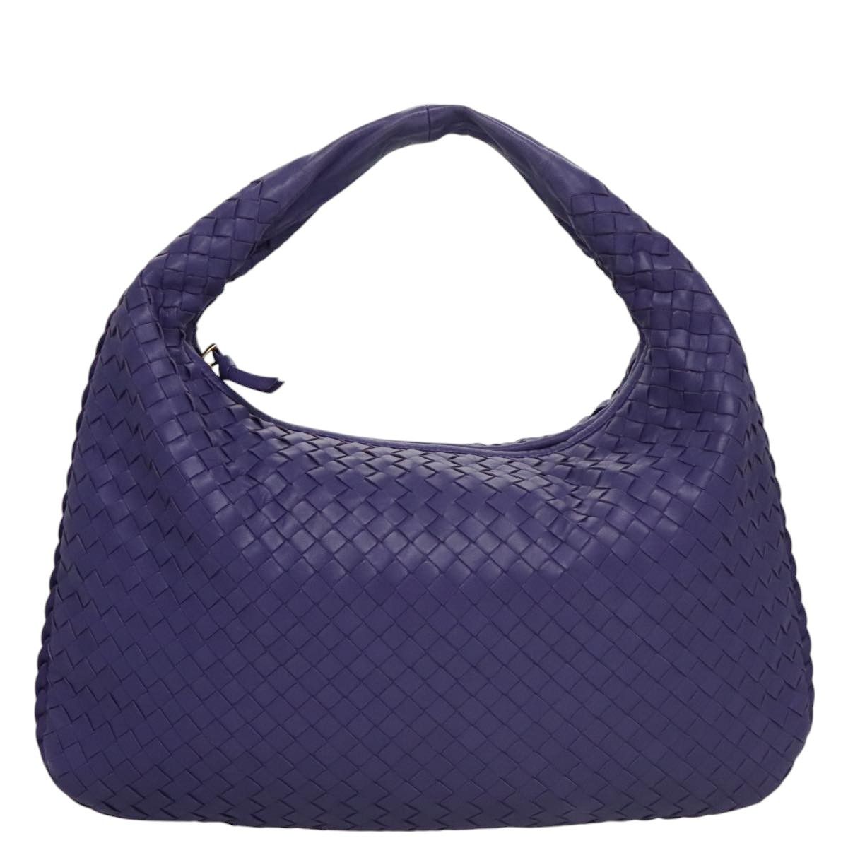 Bottega Veneta Veneta Purple Leather Handbag (Pre-Owned) Size ONE SIZE - 1 Thumbnail