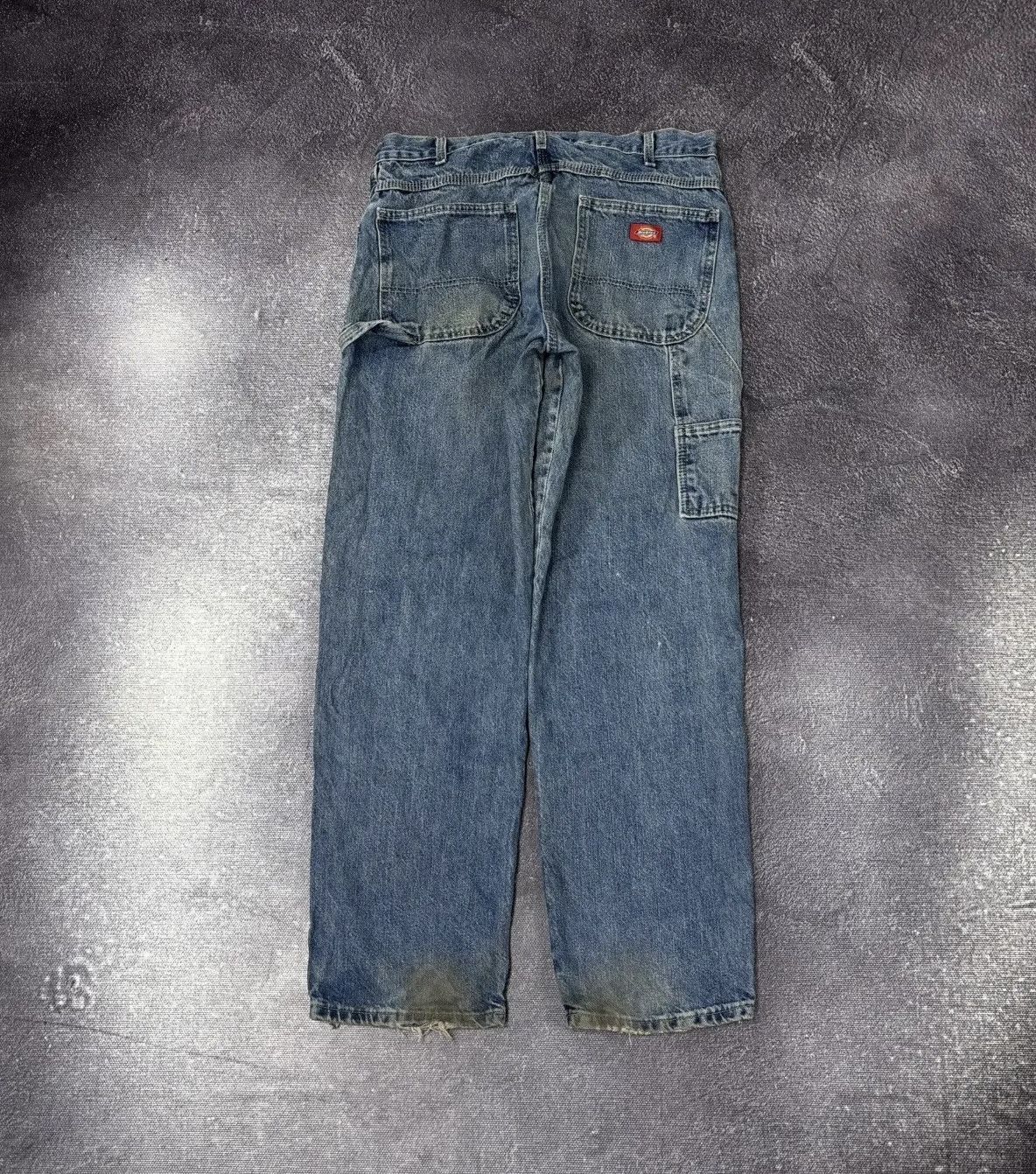 Dickies × Vintage Vintage Dickies Loose Fit USA Hype Work Denim Jeans Size US 34 / EU 50 - 1 Thumbnail