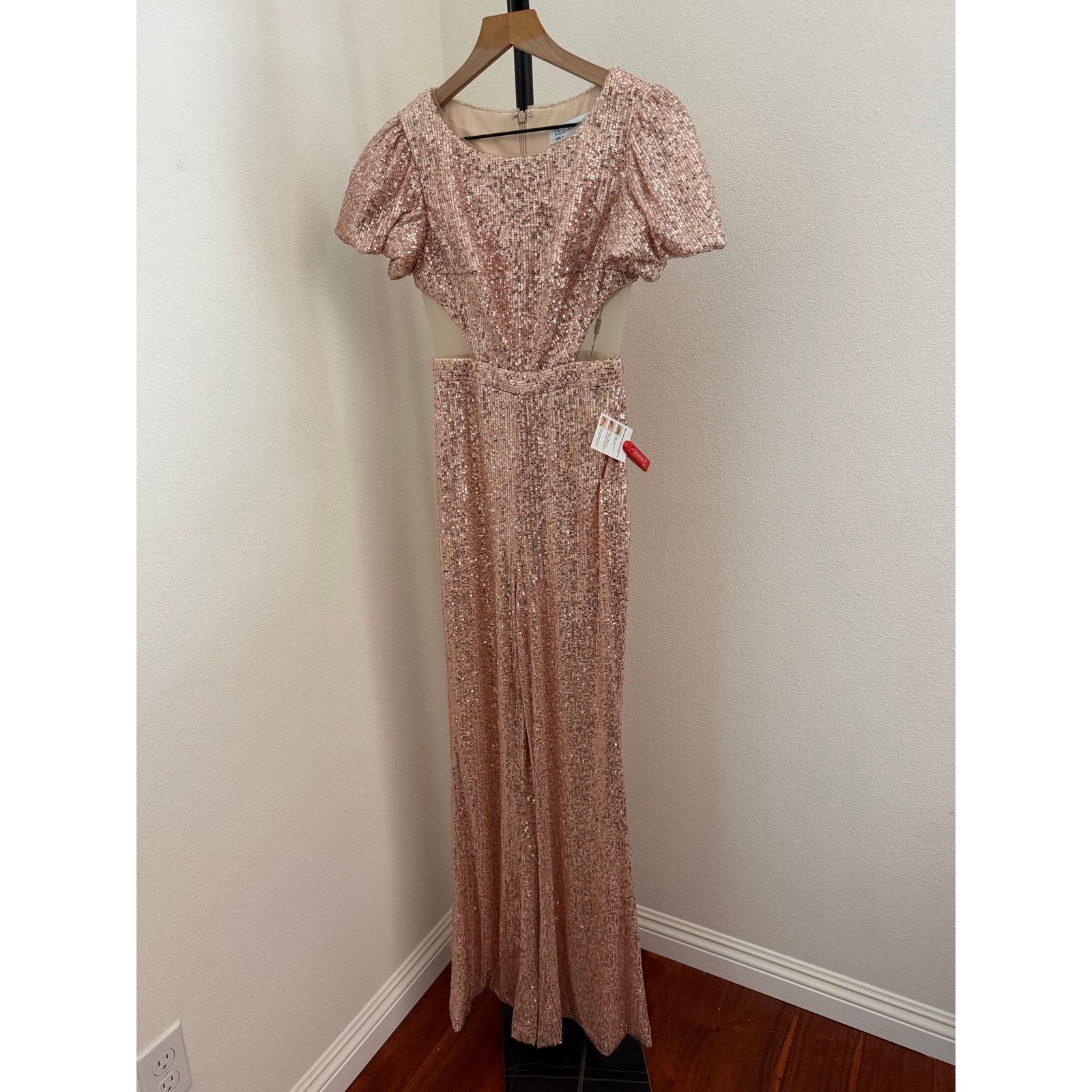 Mac Duggal Formal Short Puff Sleeve Jumpsuit Puff Sleeves Mac Duggal Size 25" / US 0 / IT 36 - 3 Thumbnail