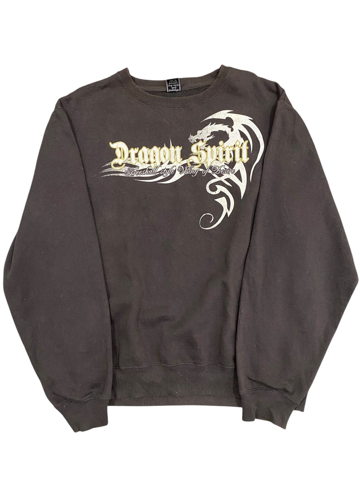 Japanese Brand Vintage “Dragon Spirit” Graphic Sweatshirt by Zeeky - LL Size US L / EU 52-54 / 3 - 2 Thumbnail