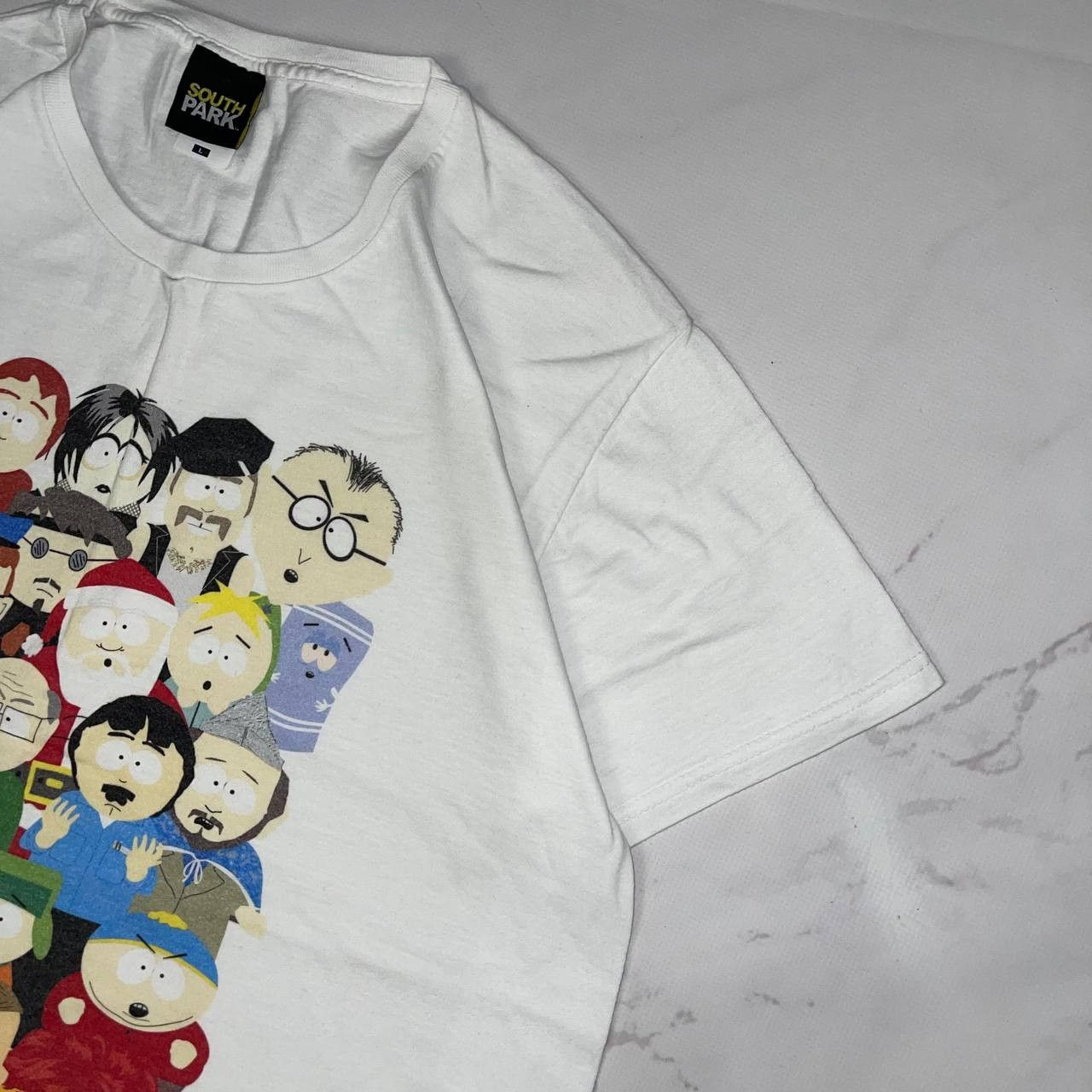 Vintage Vintage South Park 1998 T-Shirt all heroes Size L White Size US L / EU 52-54 / 3 - 4 Thumbnail