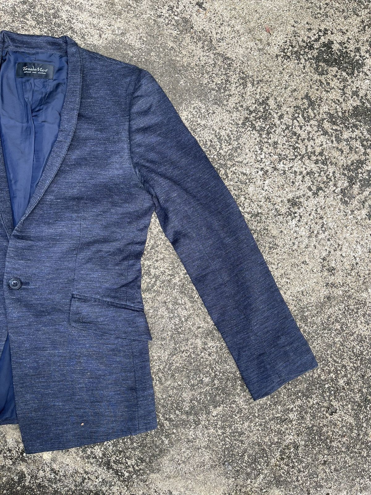 Tornado Mart Tornado Mart Textured Knit Blazer 4 Japan Slim Fit Size US M / EU 48-50 / 2 - 5 Thumbnail