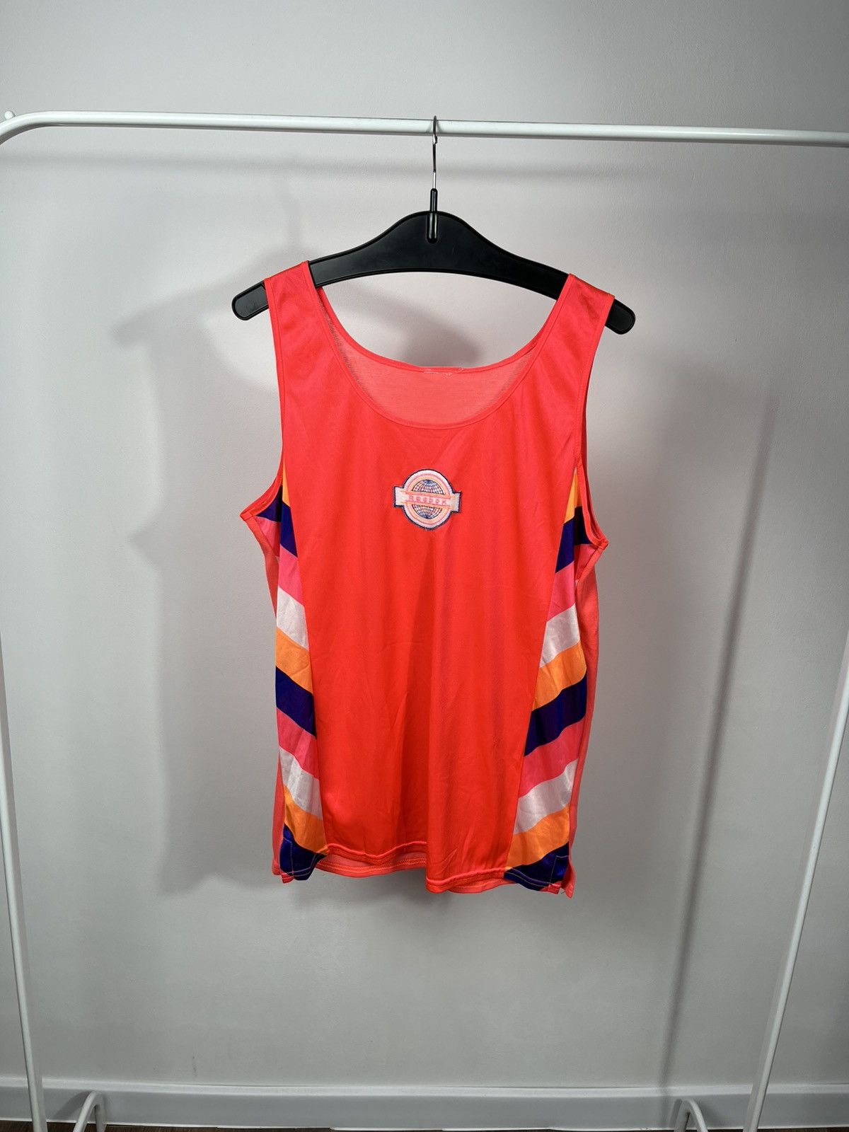 Reebok Vintage Reebok Women Running Tank Top Neon Bright Top Size M / US 6-8 / IT 42-44 - 1 Thumbnail
