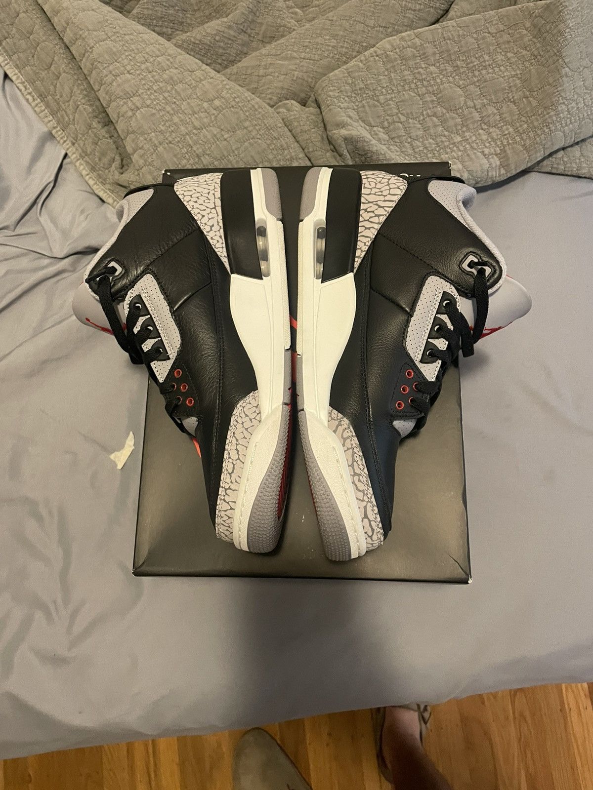 Jordan Brand Jordan 3 Black Cement (2024) Size US 10.5 / EU 43-44 - 5 Thumbnail