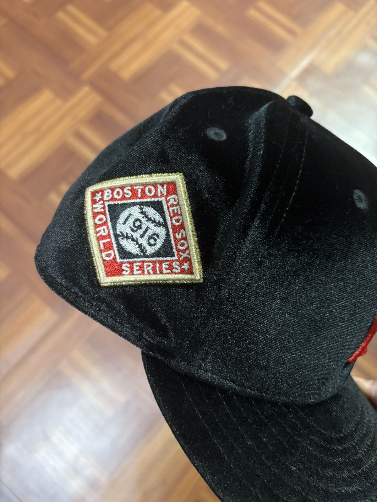 MyFitteds 7 1/8 - Myfitteds Brooklyn Robins Velour Velvet Fitted Size ONE SIZE - 2 Thumbnail