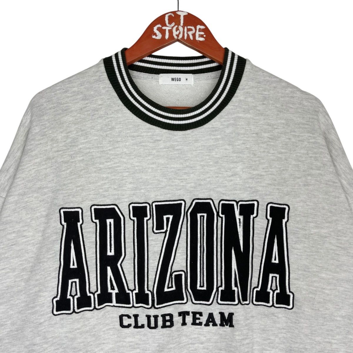 Vintage Arizona Club Team Crewneck Sweatshirt Grey Size M Size US M / EU 48-50 / 2 - 3 Thumbnail