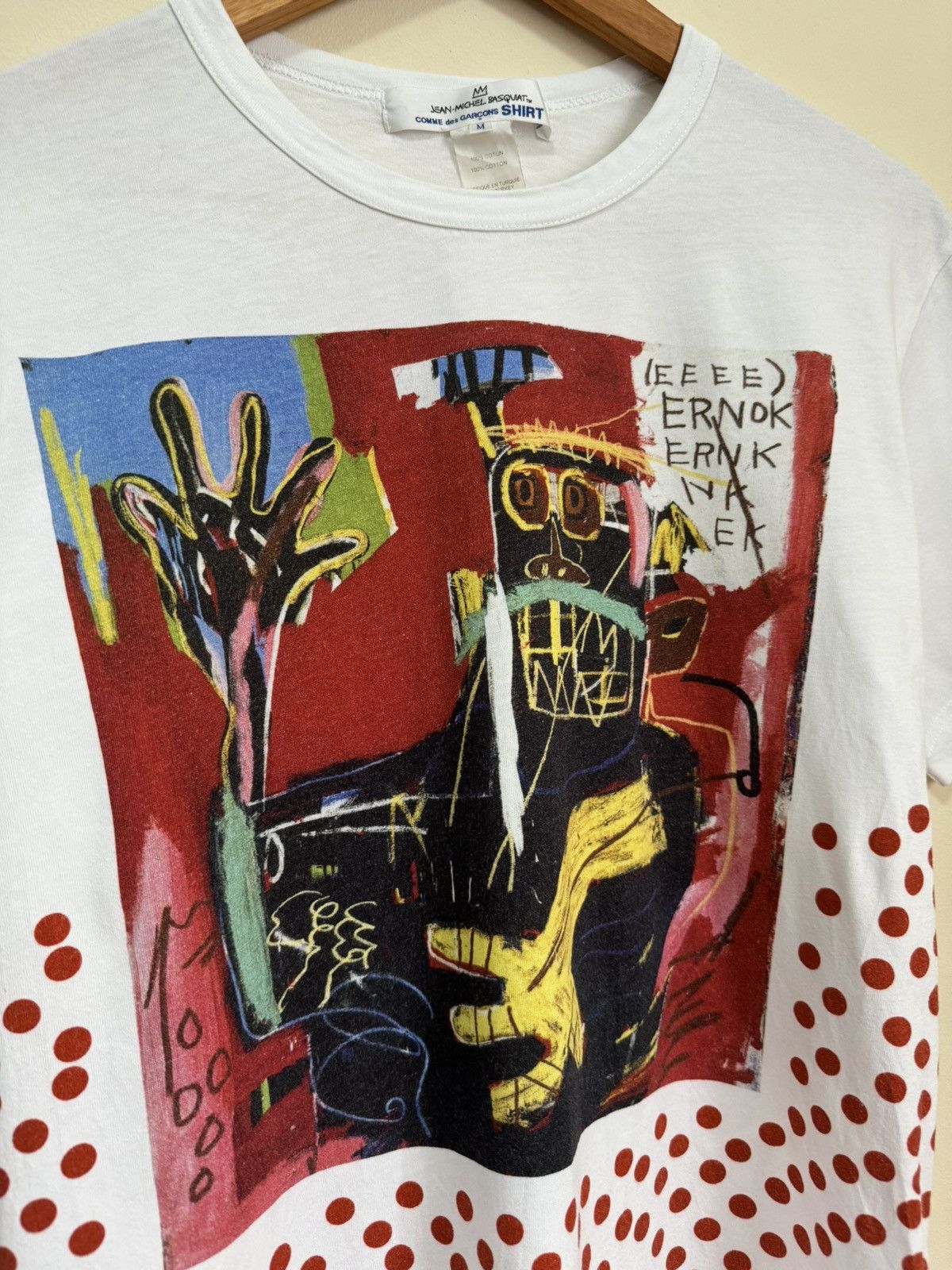 Comme des Garcons Comme des Garcons Jean Michel Basquiat Printed Logo T Shirt Size US M / EU 48-50 / 2 - 2 Thumbnail