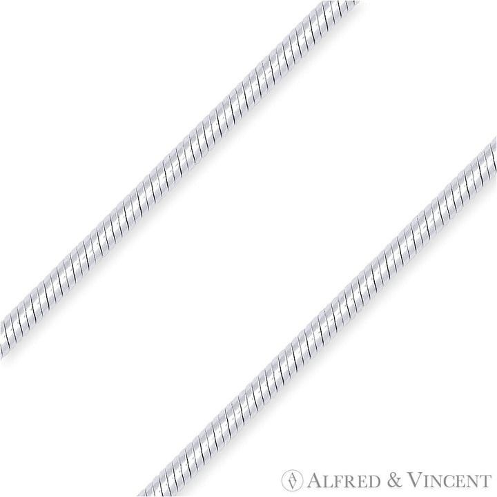 Other 0.8mm Classic Snake Chain Necklace in .925 Sterling Silver Size ONE SIZE - 2 Thumbnail