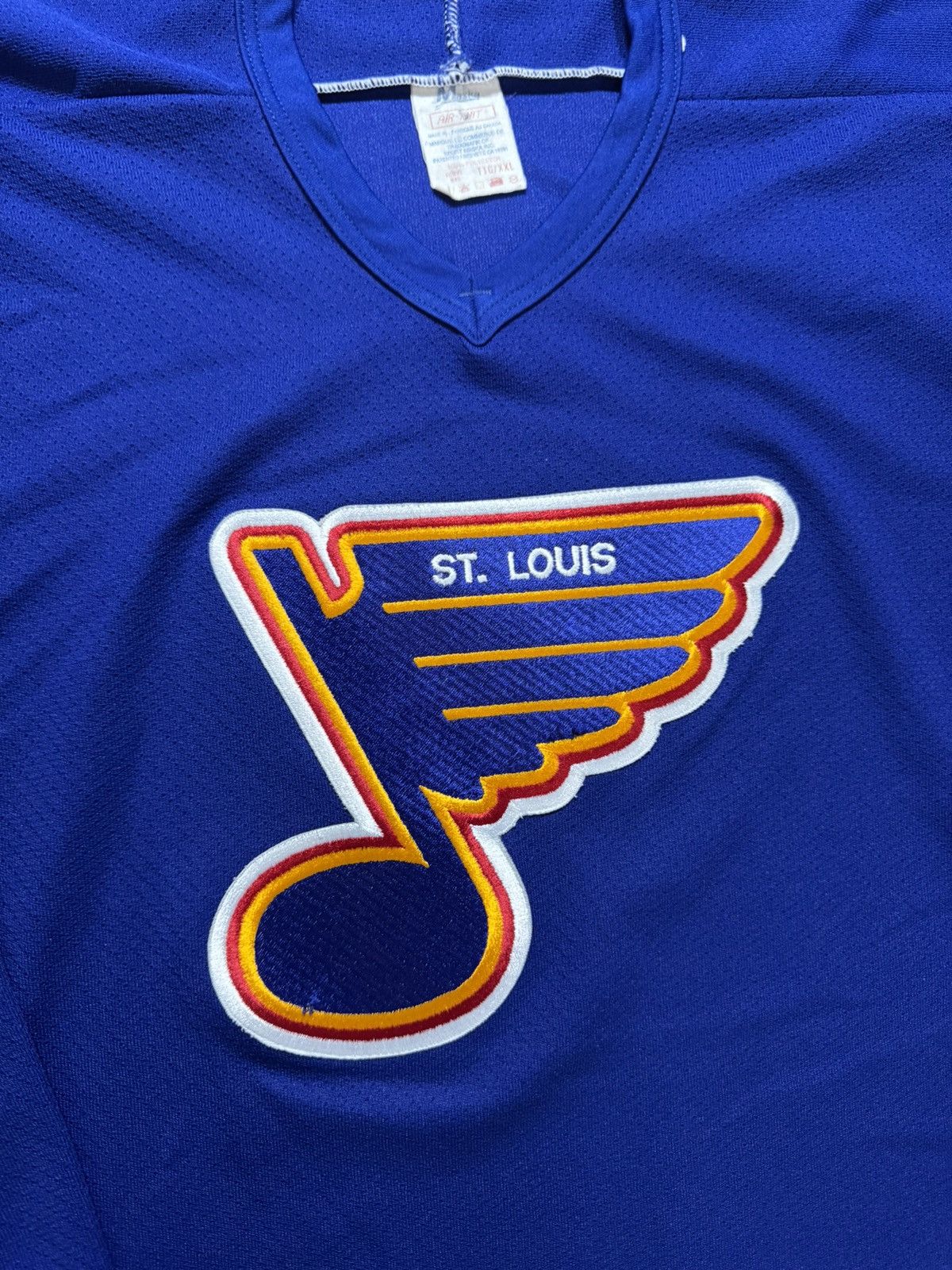 Ccm × Vintage Vintage St Louis Blues Jersey CCM Mens 2XL BLUE Maska 90s Size US XXL / EU 58 / 5 - 3 Thumbnail