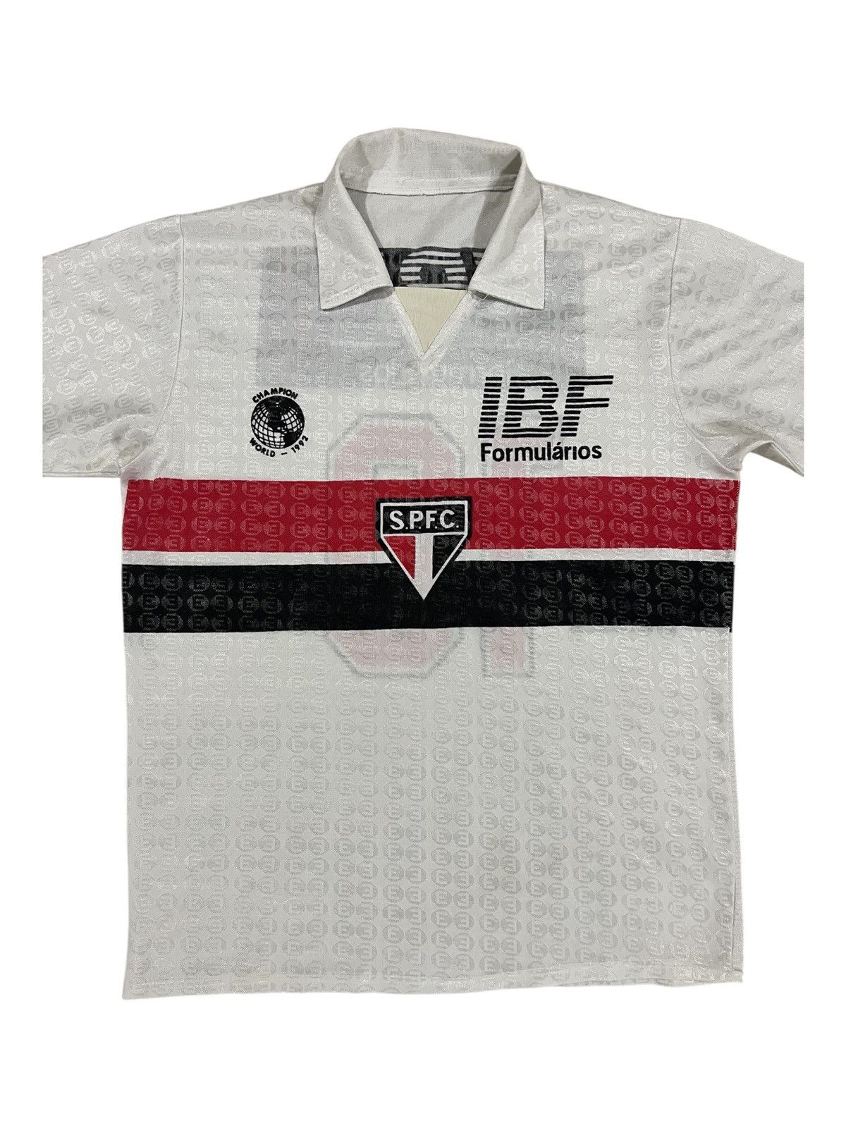 Penalty × Vintage RARE Vintage 1992 Sao Paolo Champion World #10 Home Jersey Size US M / EU 48-50 / 2 - 3 Thumbnail