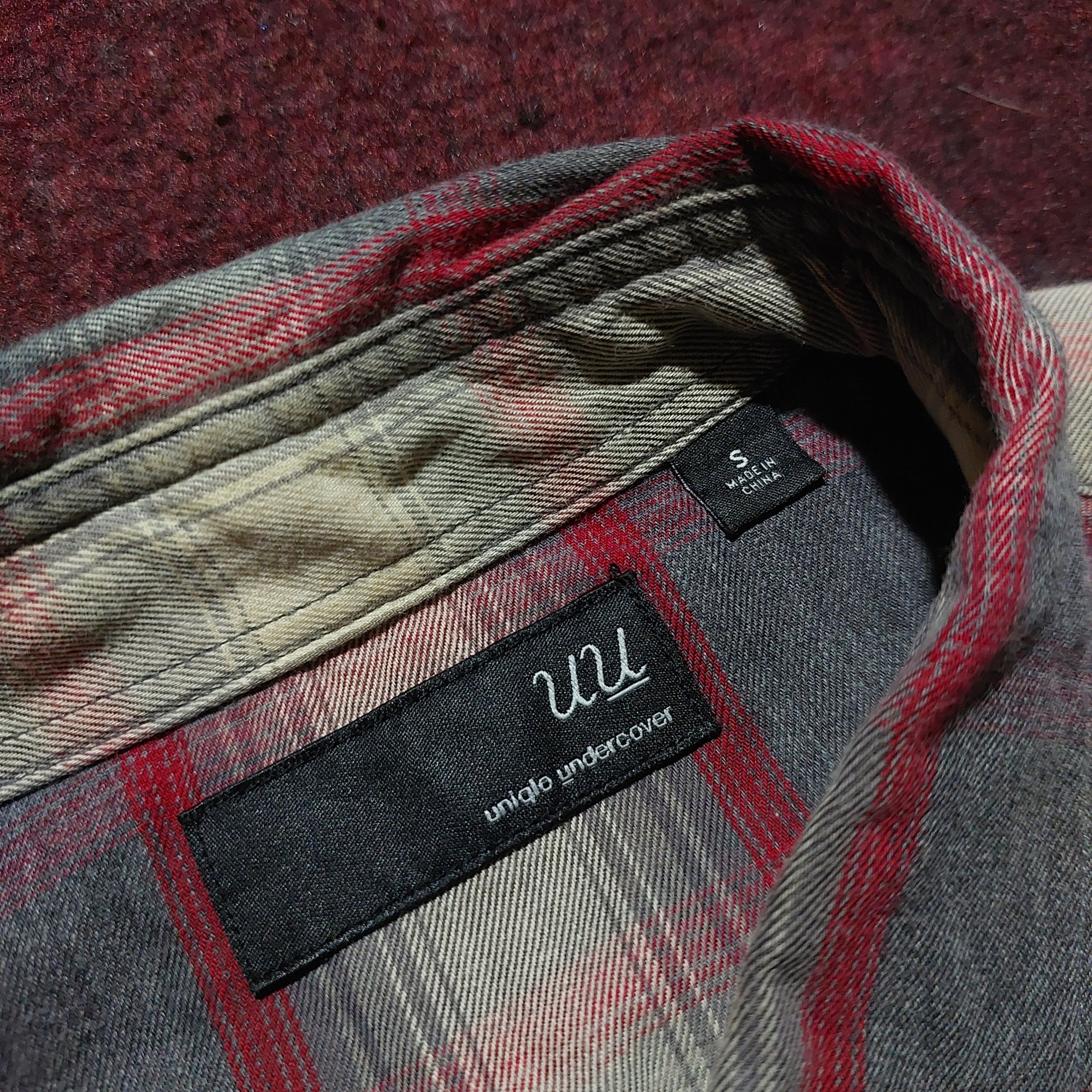 Undercover × Uniqlo Uniqlo x Undercover red line plaid shirt Size US S / EU 44-46 / 1 - 7 Thumbnail