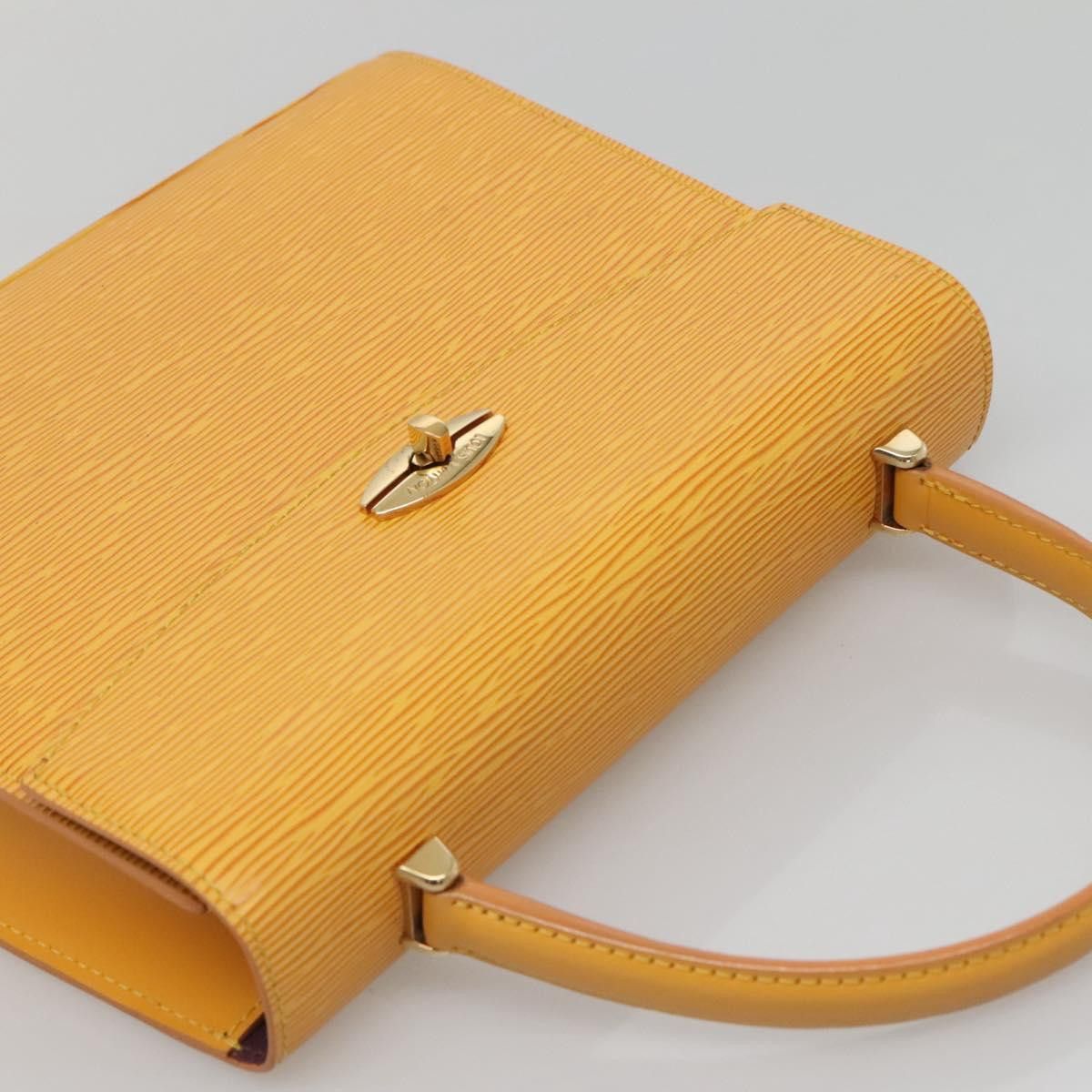 Louis Vuitton LOUIS VUITTON Epi Malesherbes Hand Bag Tassili Yellow Jonne Size ONE SIZE - 6 Thumbnail