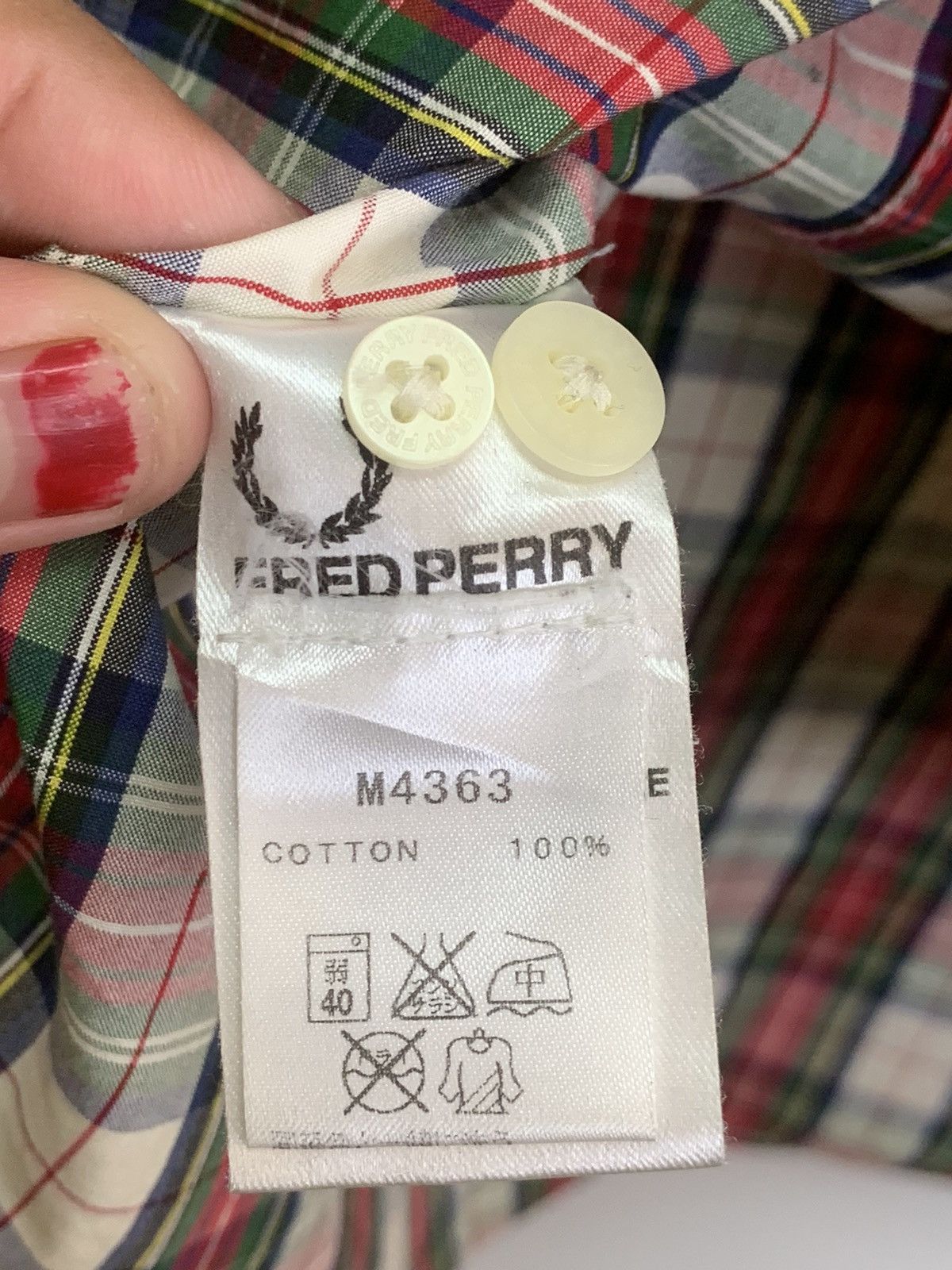 Flannel × Fred Perry × Vintage Vintage Fred Perry Flannel Size US XS / EU 42 / 0 - 11 Thumbnail