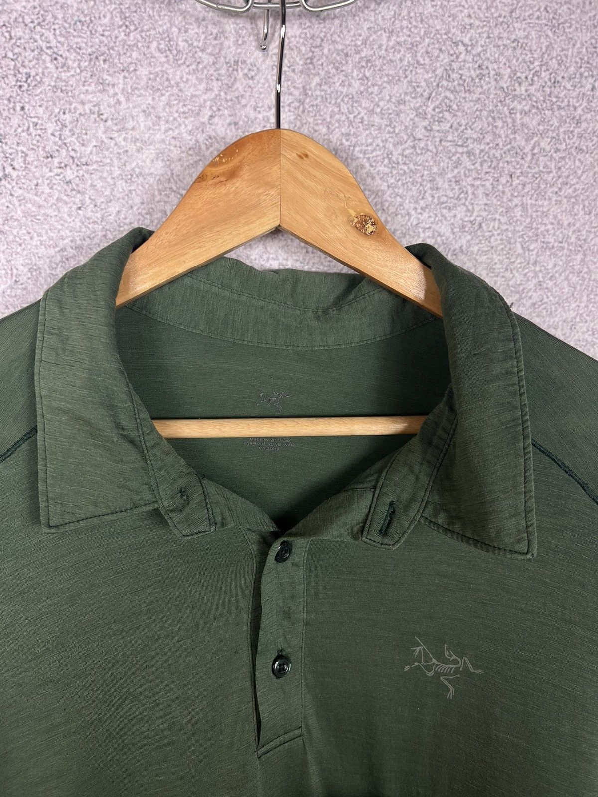 Arc'teryx Arc’teryx Trekking Wool Khaki Polo Shirt Size US XL / EU 56 / 4 - 4 Thumbnail