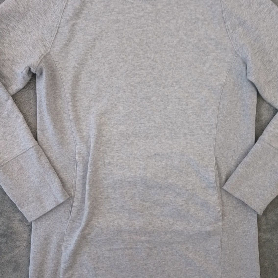Merrell Merrell Sheath Dress Gray Medium Long Sleeve Turtleneck Pullover Pockets Womens Regular Knee Length Dress Size M / US 6-8 / IT 42-44 - 4 Thumbnail