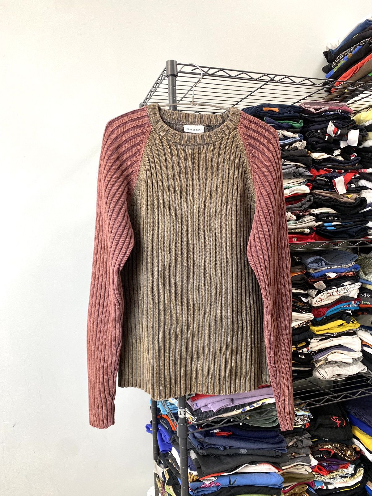 Japanese Brand Y2K Vintage Striped Diesel Style Japanese Knit Sweater Size US L / EU 52-54 / 3 - 1 Thumbnail