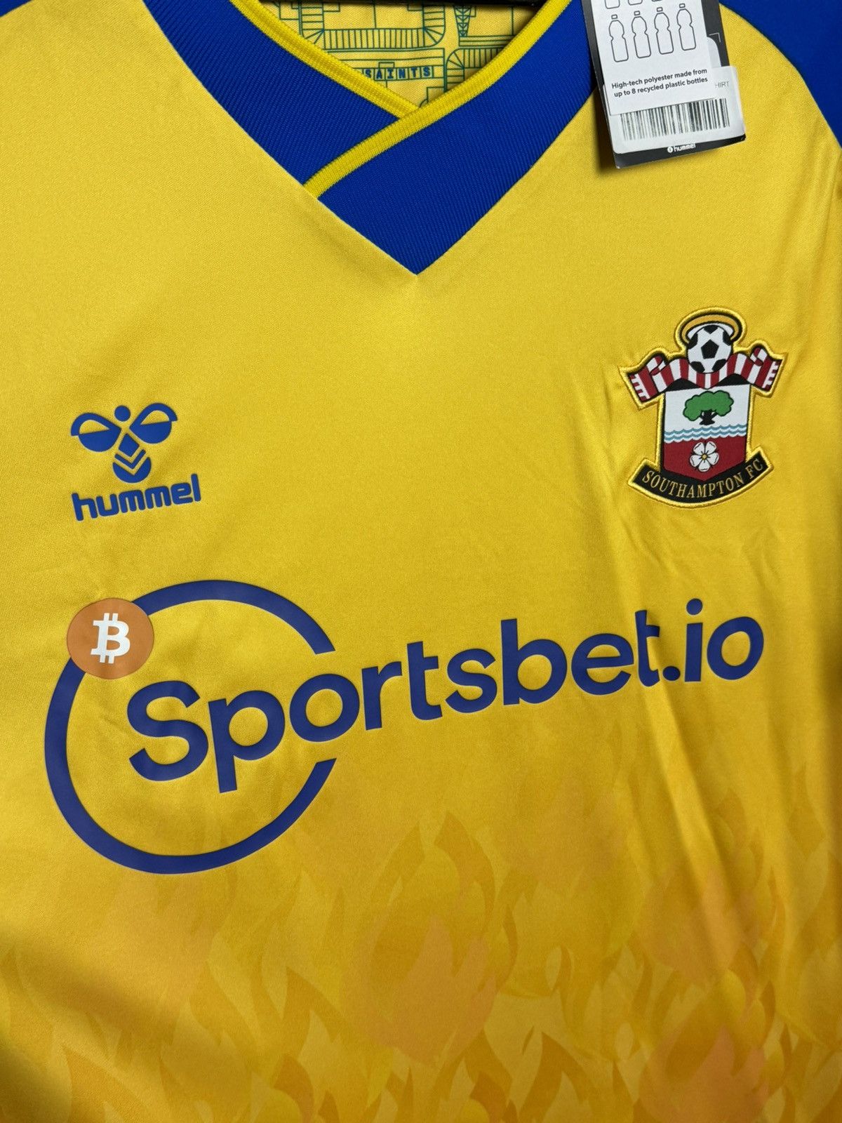Hummel New Southampton 21/22 Away Football Jersey Size US L / EU 52-54 / 3 - 3 Thumbnail