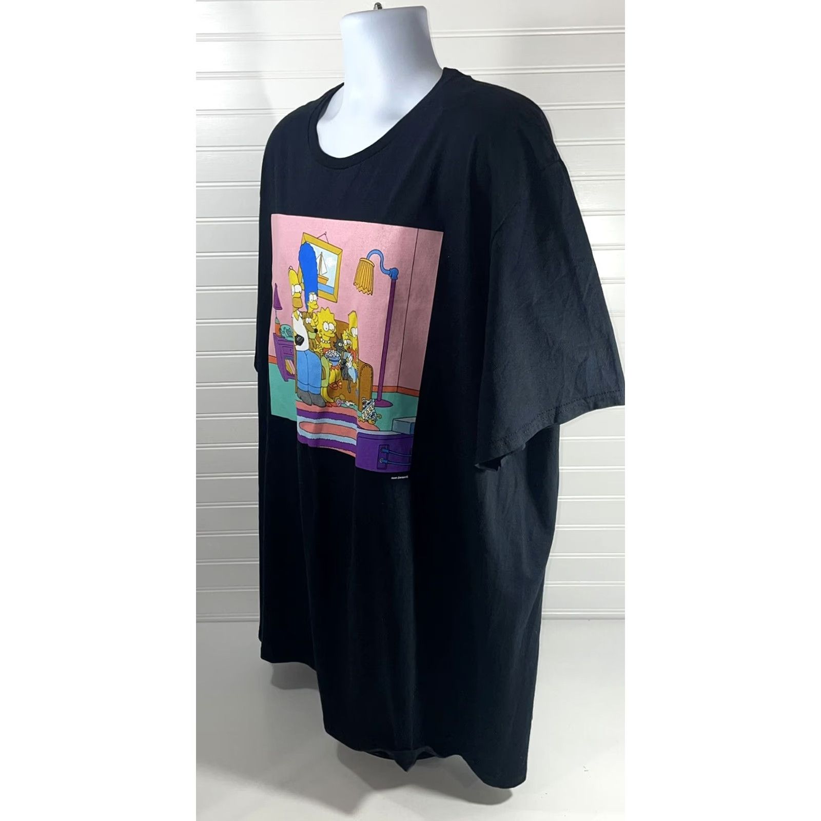 Vintage VINTAGE? The Simpsons Black Crew Neck T Shirt Mens 3XL Front Graphic 100 Cotton 2022 NWT Size US XXL / EU 58 / 5 - 3 Thumbnail
