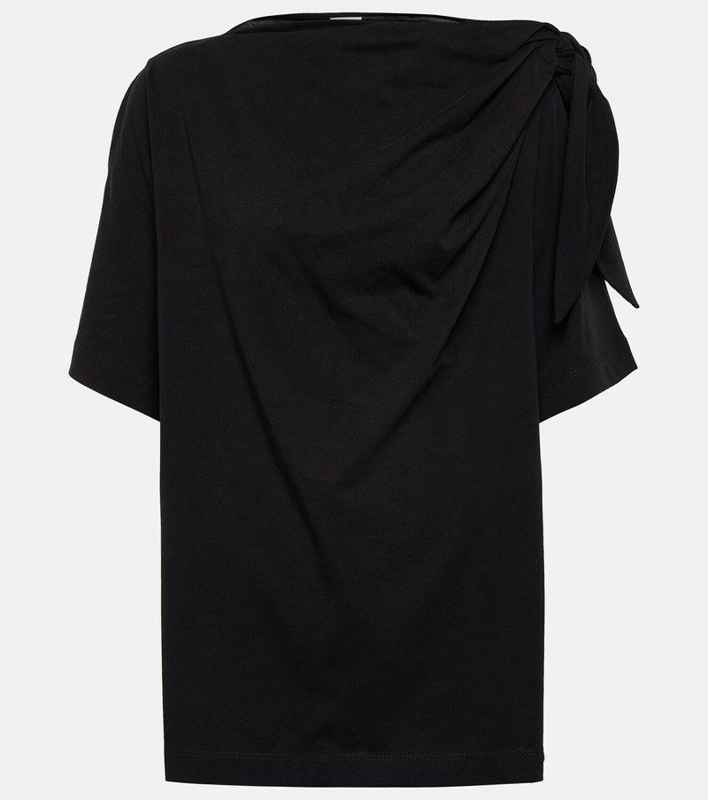 Dries Van Noten Tie Knot Cotton Jersey Shirt Size M / US 6-8 / IT 42-44 - 1 Thumbnail