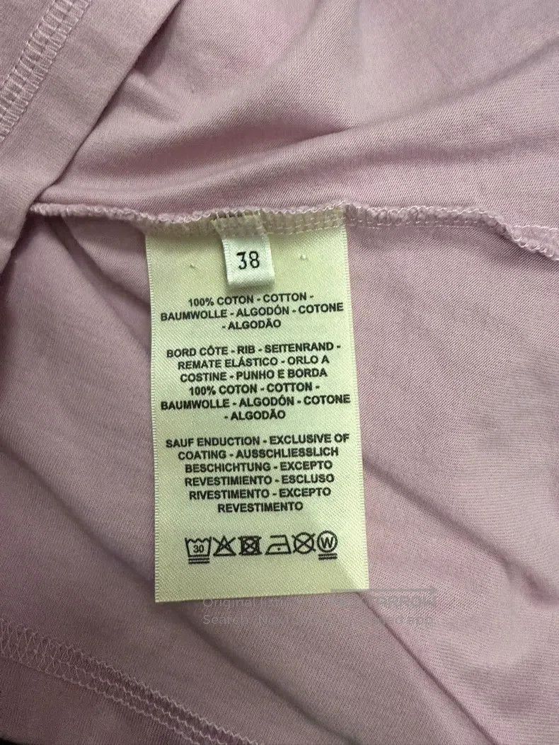 Hermes Hermes Women's short-sleeved T-shirt, purple-pink, 100% pu Size XS / US 0-2 / IT 36-38 - 6 Thumbnail