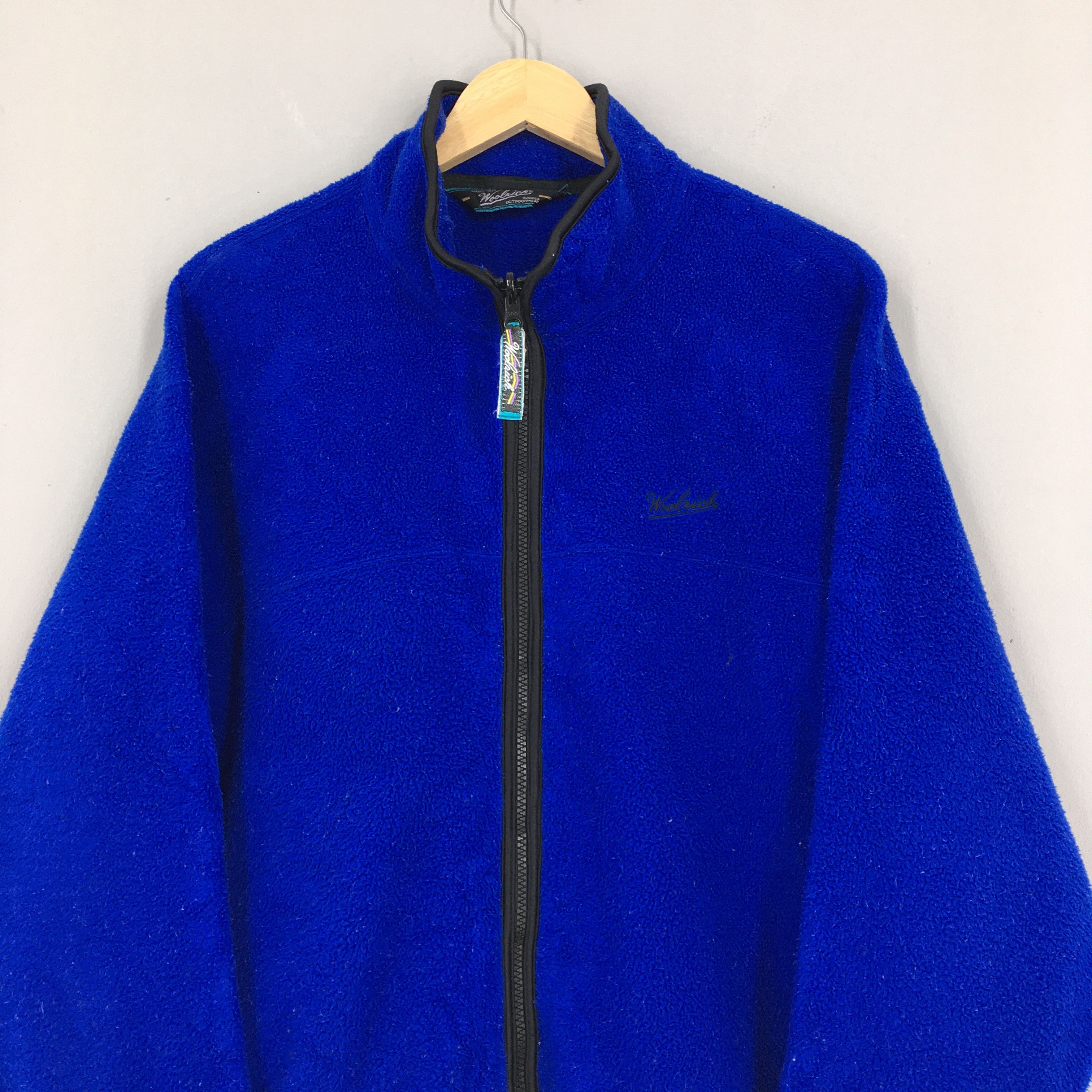 Polartec × Vintage × Woolrich Woolen Mills Vintage Woolrich Polartec Fleece Blue Sweatshirt Large Size US L / EU 52-54 / 3 - 2 Thumbnail