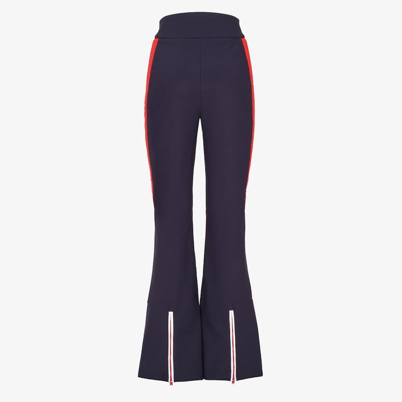 Fendi o1s1wg110226 Sweatpant in Midnight Blue/Red Size 25" / US 0 / IT 36 - 2 Thumbnail