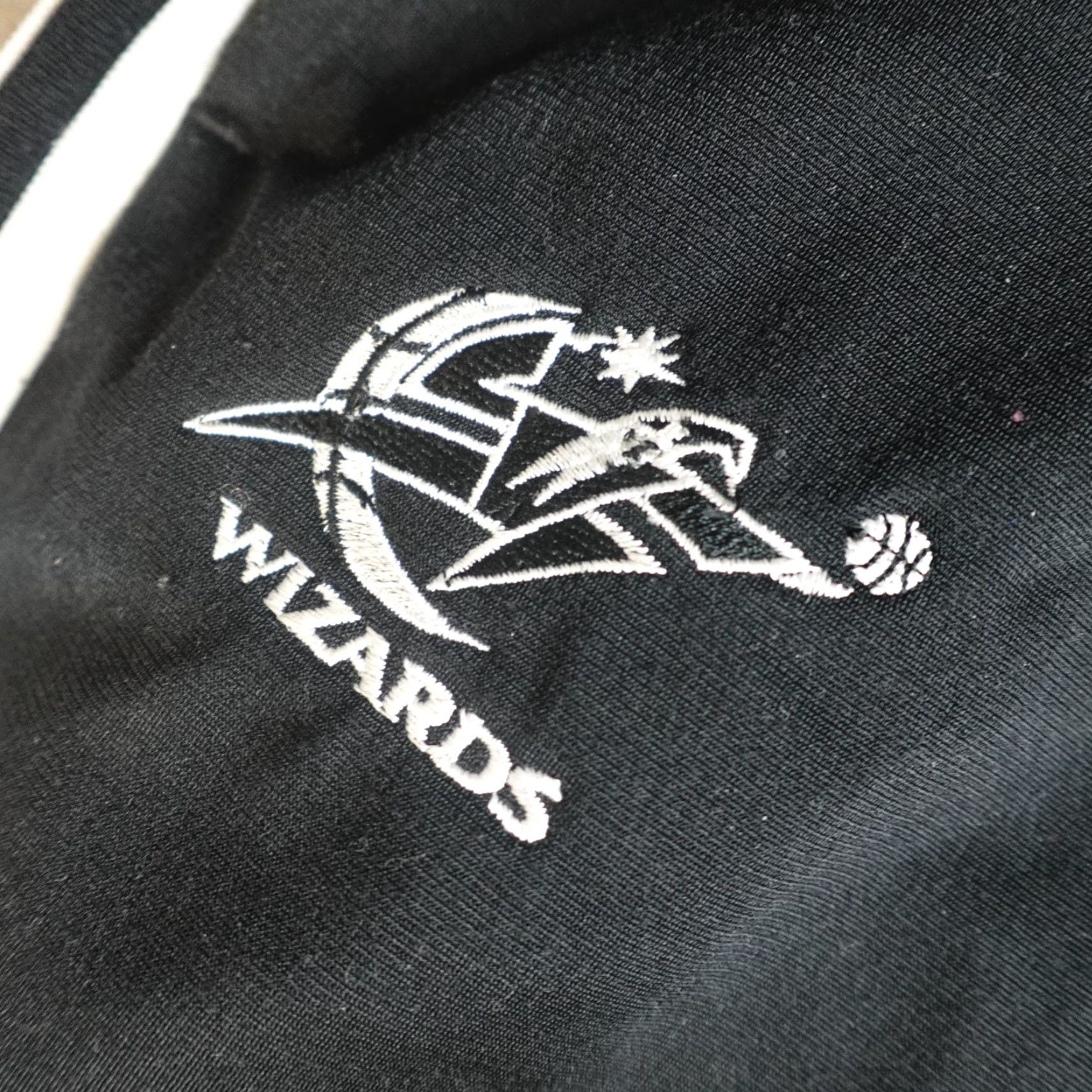 Adidas VINTAGE Adidas Pants 2XL Black Washington Wizards Wide Leg 2006 Embroidered Track Pants Mens Size US 39 - 6 Thumbnail